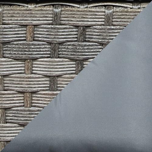 Gray Wicker/Gray Cushions
