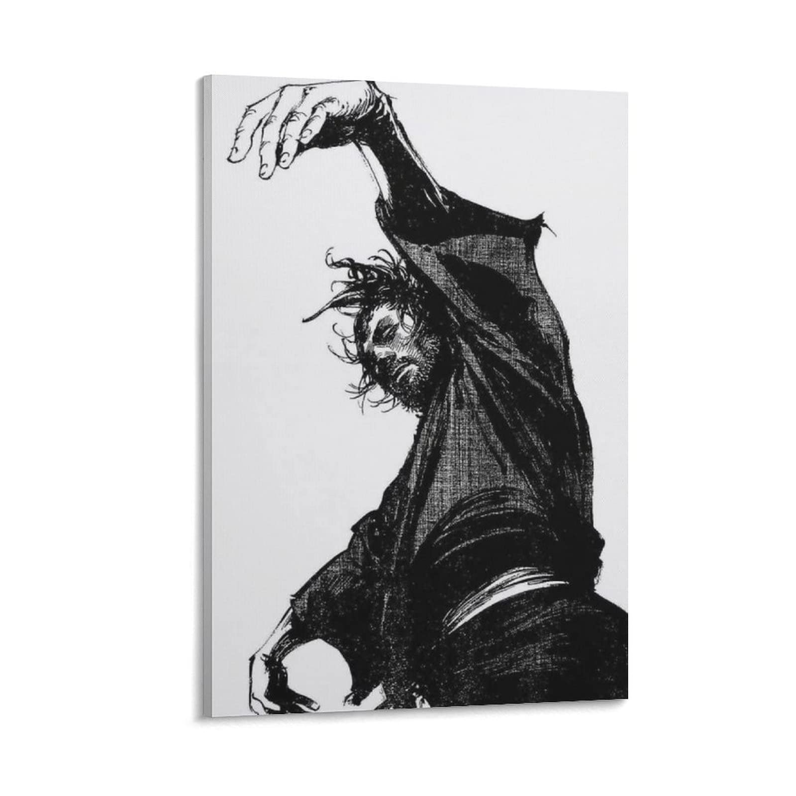 FUFA Vagabond Anime Wall Art - Miyamo Mmusas Poster Canvas Print for Room Decor (24x36 inches, 60x90cm) - Perfect for Bedroom, Living Room & Office Aesthetic
