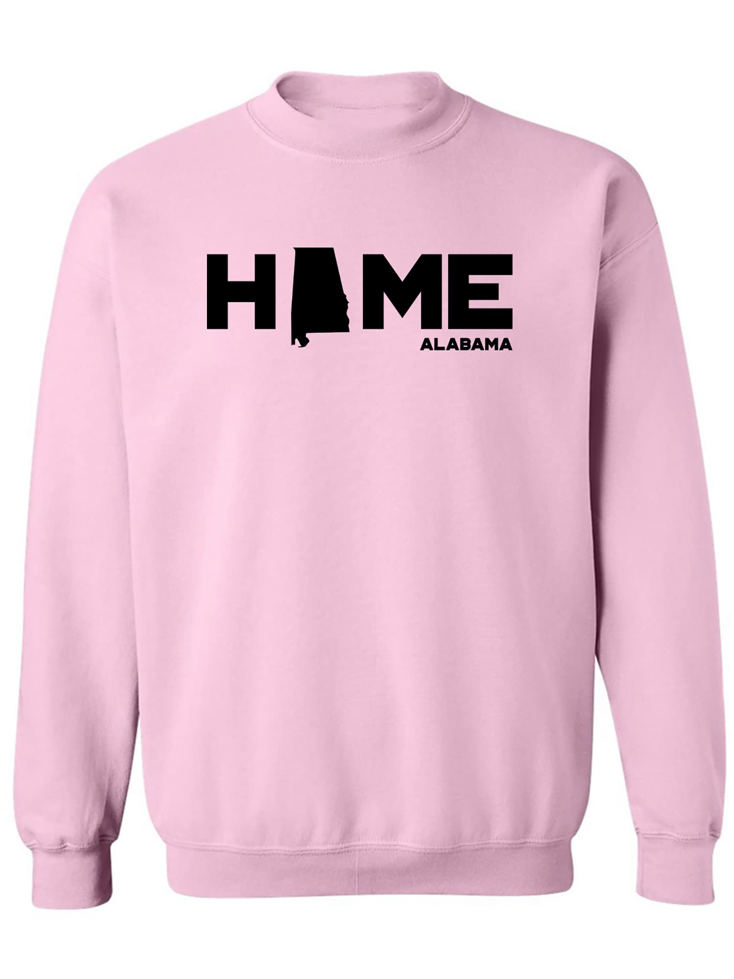 Zerogravitee Alabama HOME Crewneck Sweatshirt | Comfortable Cotton Pullover for Men & Women | Perfect for Casual Wear, College Game Days & Home Relaxation