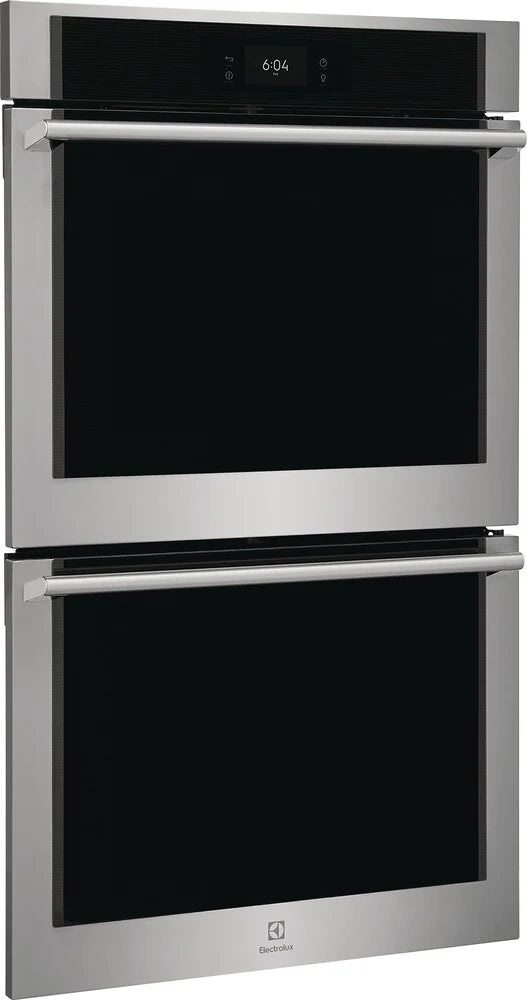 Electrolux 30 Inch Smart Electric Double Wall Oven with WiFi - Stainless Steel ECWD3012AS for Modern Kitchens & Baking Enthusiasts