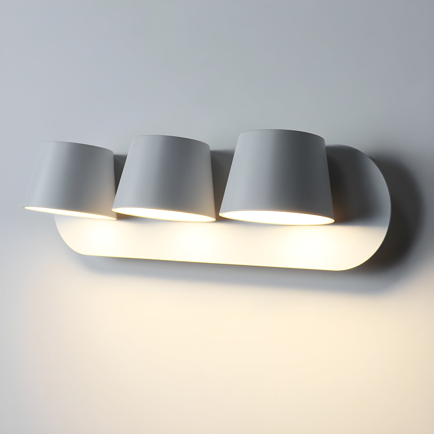 Angle Adjustable Plug-in Wall Lamp - Dimmable LED Night Light for Bedroom, Nursery, Hallway & Stairs - Soft Warm White Lighting