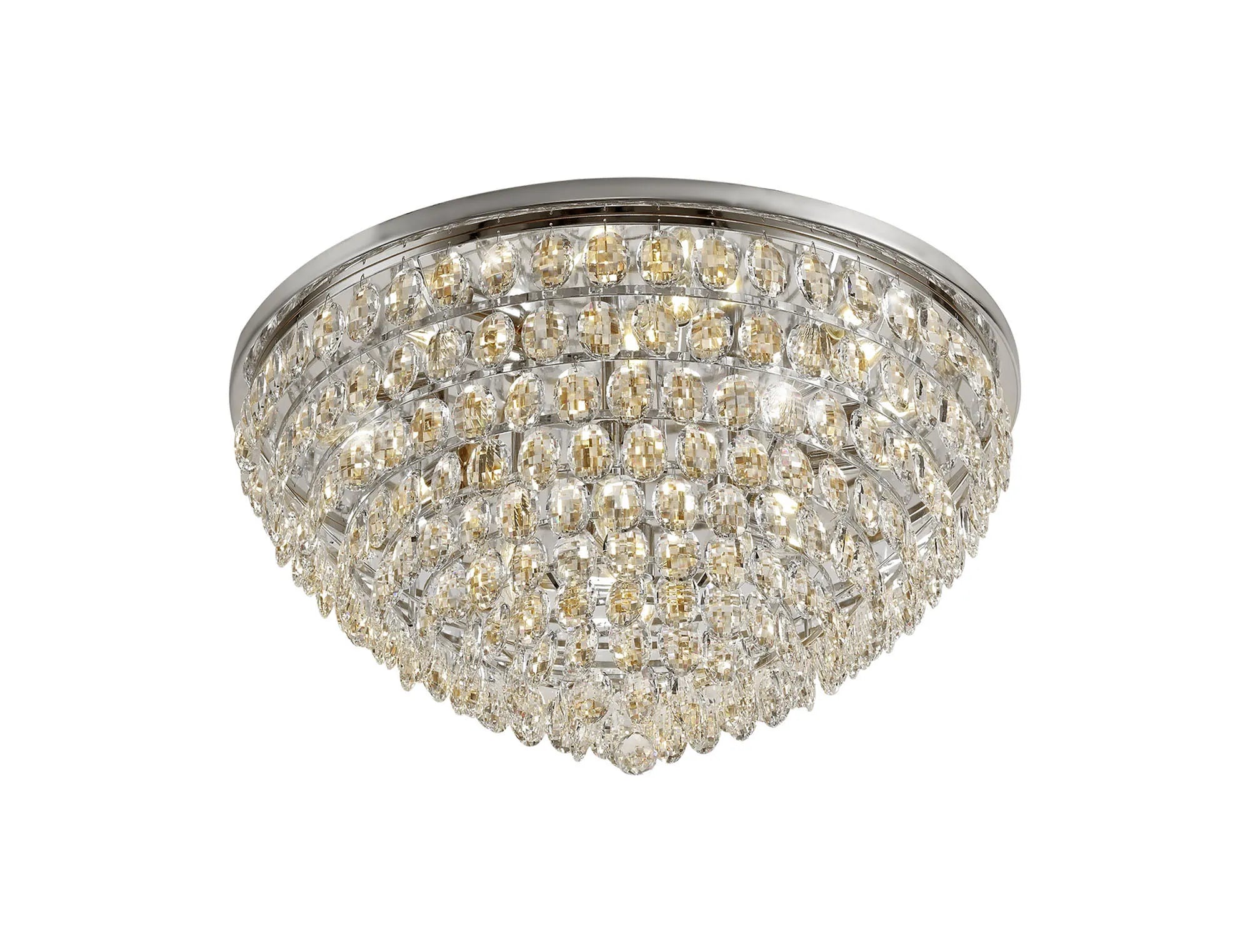 Consten Flush Ceiling Light Fixture with E14 Socket - Perfect for Bedroom, Hallway & Small Space Lighting