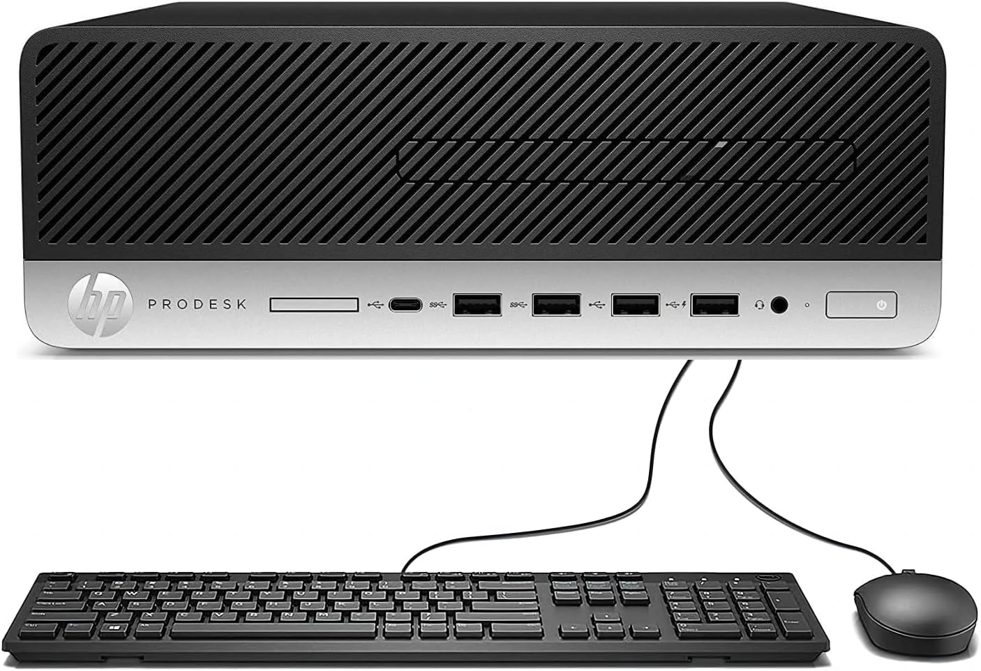 HP ProDesk 600 G4 SFF Desktop PC - Intel Core i5-8500 6-Core (8th Gen), 32GB RAM, 512GB SSD, Windows 11 Pro - USB-C/HDMI/DisplayPort, WiFi, Bluetooth - Certified Refurbished with 1-Year Warranty - Perfect for Home Office, Business Workstations & Remote Work