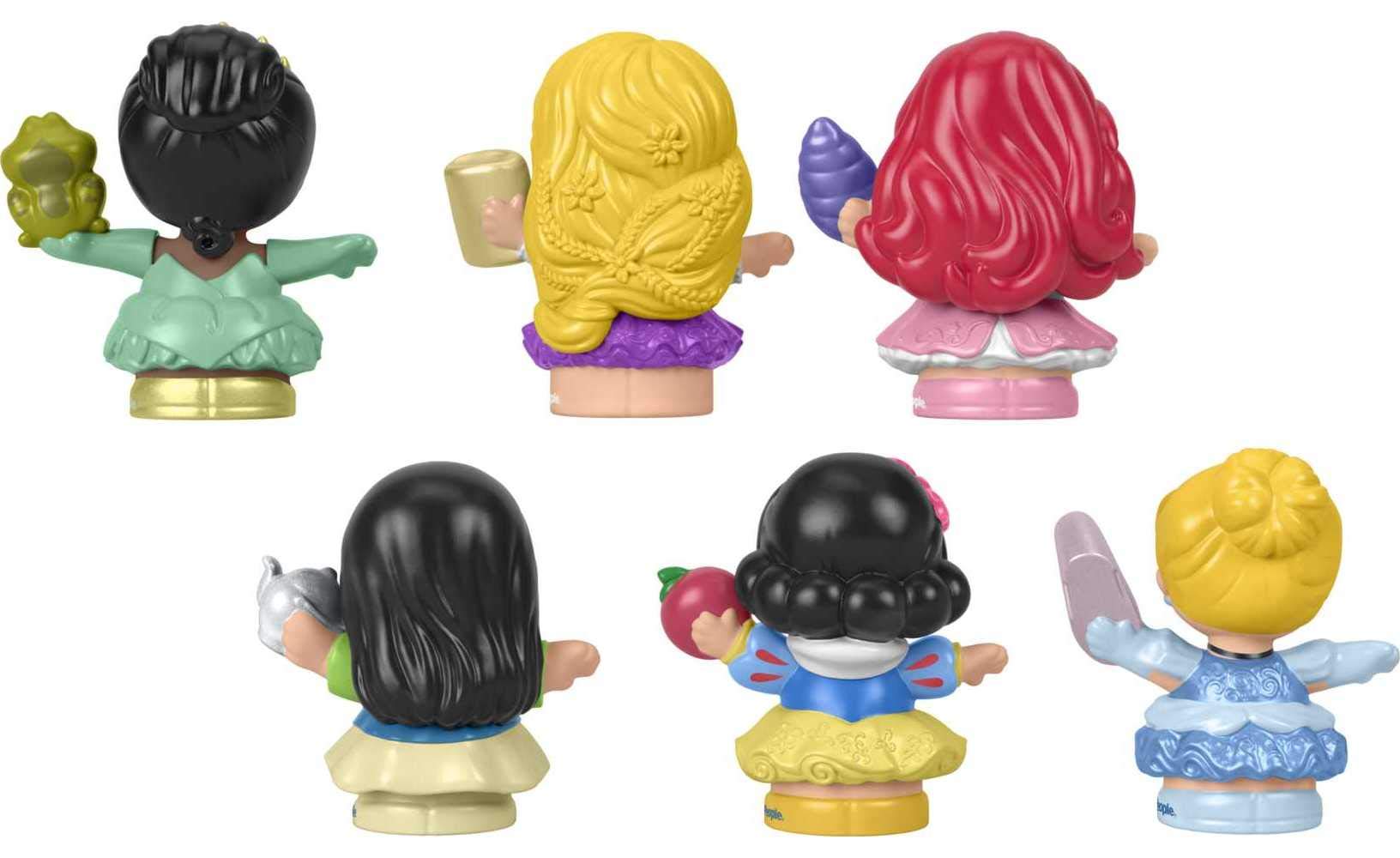 Fisher-Price Little People Disney Princess Toddler Toy Set - 6 Character Figures for Pretend Play, Preschool Learning & Gift for Girls Ages 18+ Months (Amazon Exclusive) | Perfect for Birthday Gifts, Playtime & Early Childhood Development