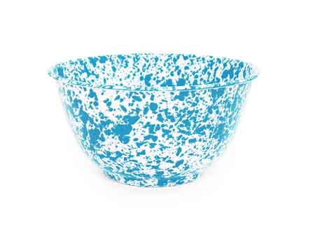 5 Qt Turquoise Serving Bowl - Large Ceramic Bowl for Salads, Pasta, Fruit & Entertaining - Perfect for Family Dinners & Parties