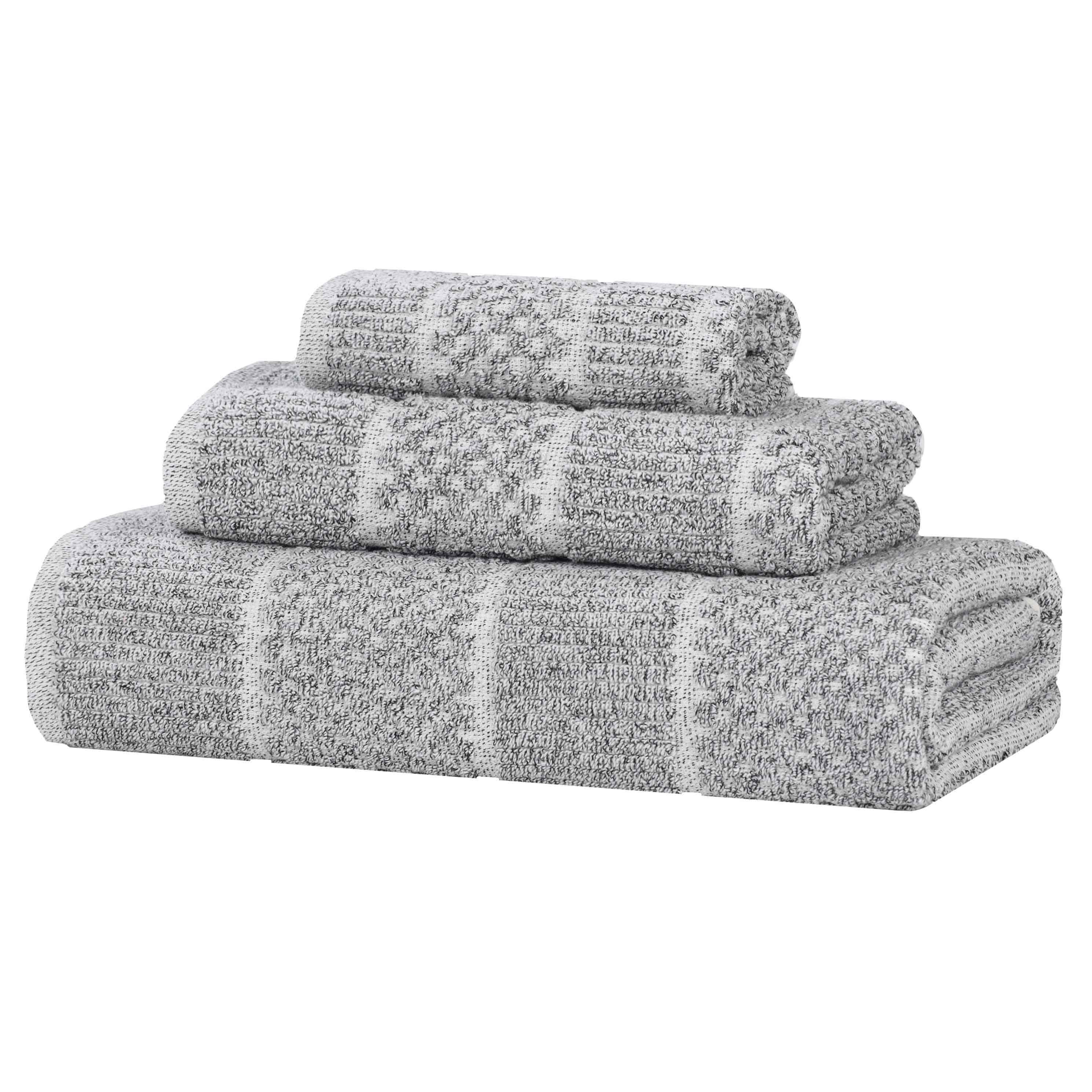 Premium 3-Piece Cotton Blend Towel Set - Soft, Absorbent & Quick-Drying Bath & Hand Towels for Spa, Gym & Luxury Home Use
