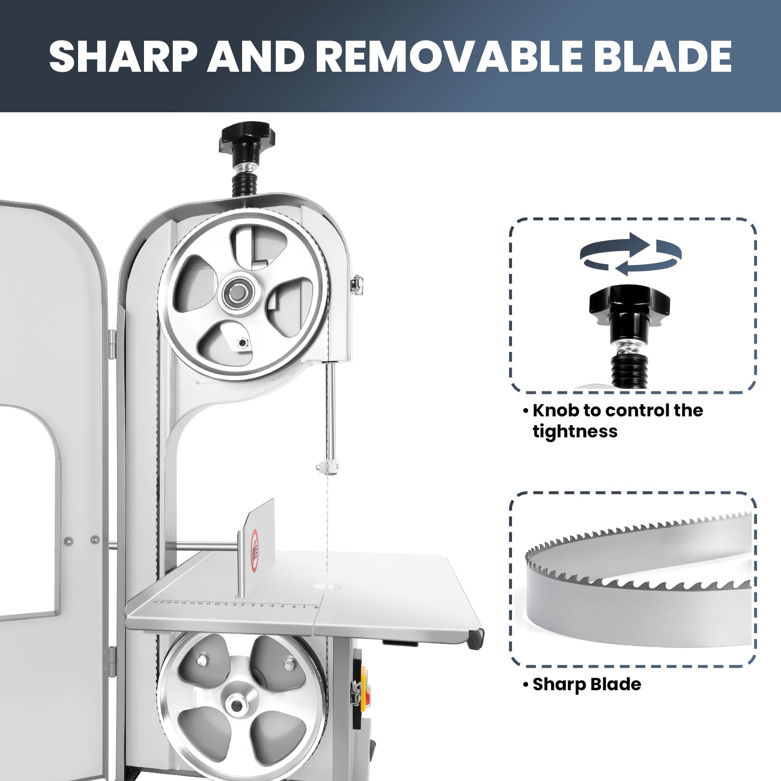 1500W Commercial Meat Band Saw - 20