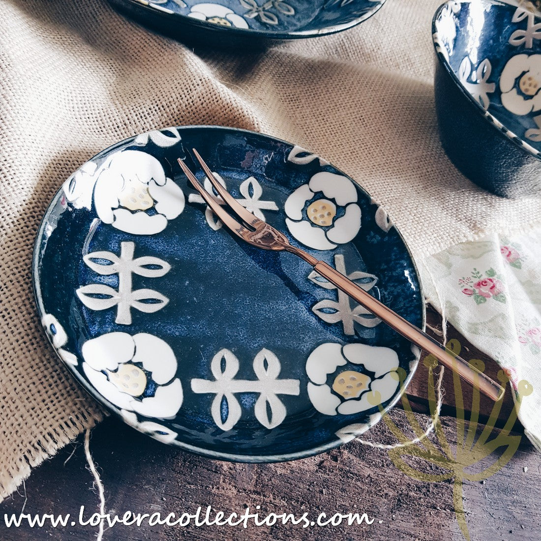 Aito Japan Nordic Floral Dinnerware Set - 60% Off Sale - Elegant Plates, Bowls & Cups for Home Dining, Wedding Registry & Gift Giving