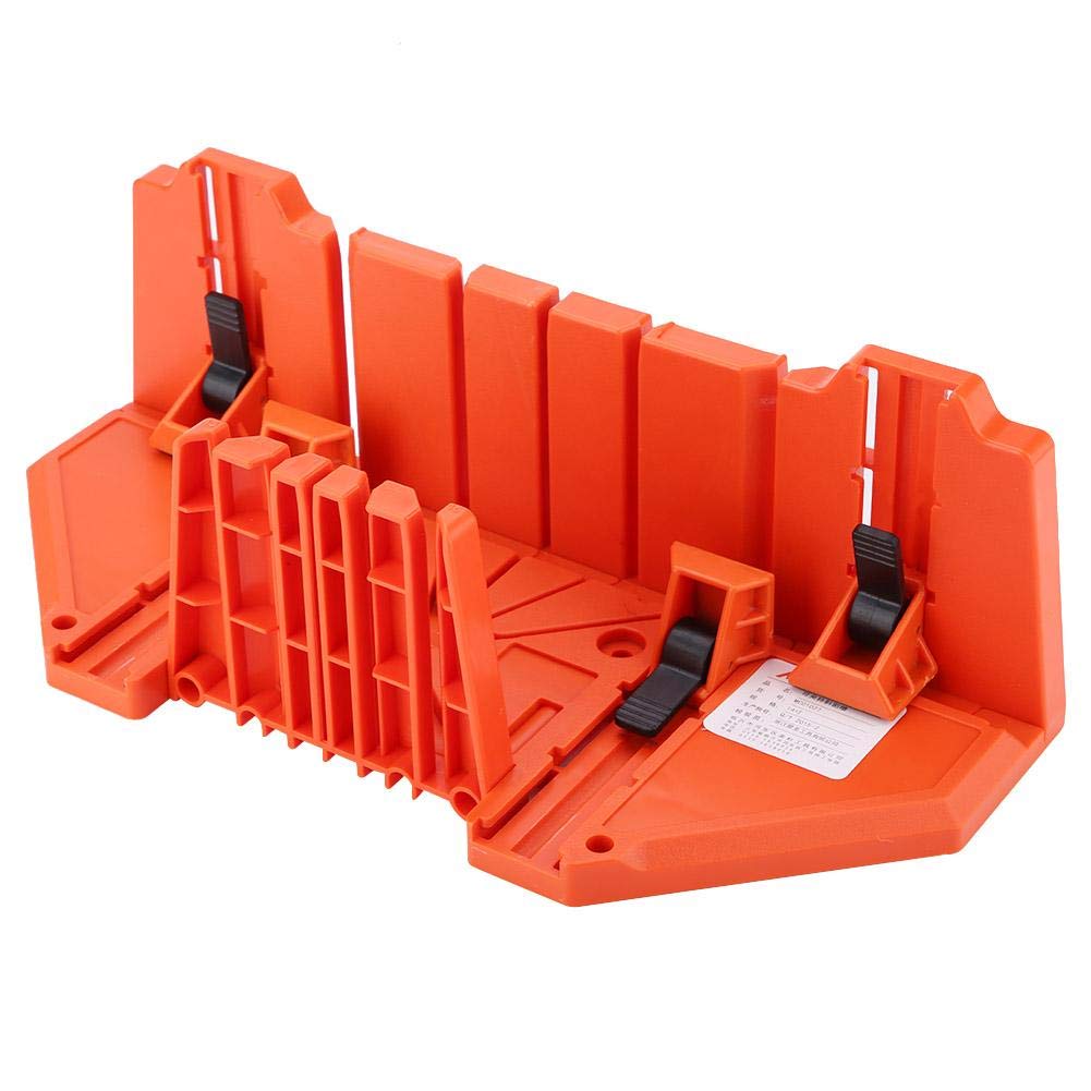 Premium Mitre Saw Box for Woodworking - Double Sided Teeth, 4 Angle Slots - Perfect for Carpenters & DIY Wood Projects - Home Workshop & Professional Use