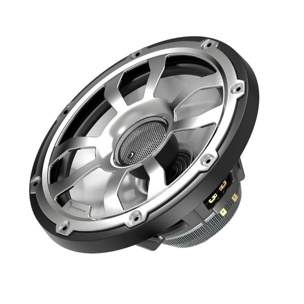 Diamond Audio HXM10F4 10-Inch 2-Way Coaxial Car Speaker - 400W Peak (200W RMS) 4 Ohm Flush Mount - Perfect for Car Audio Upgrades & Motorsport Enthusiasts