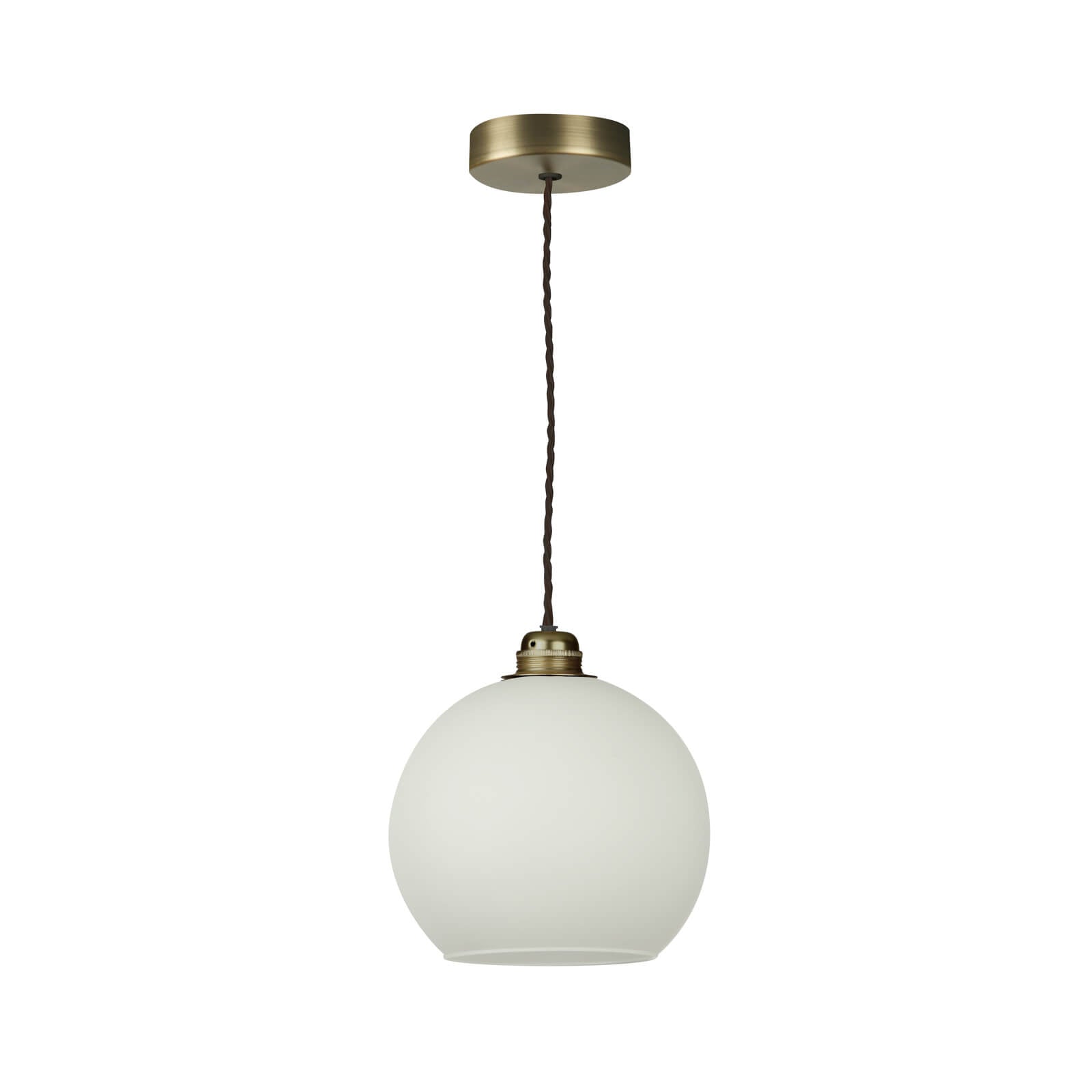 Antique Brass & Clear Glass