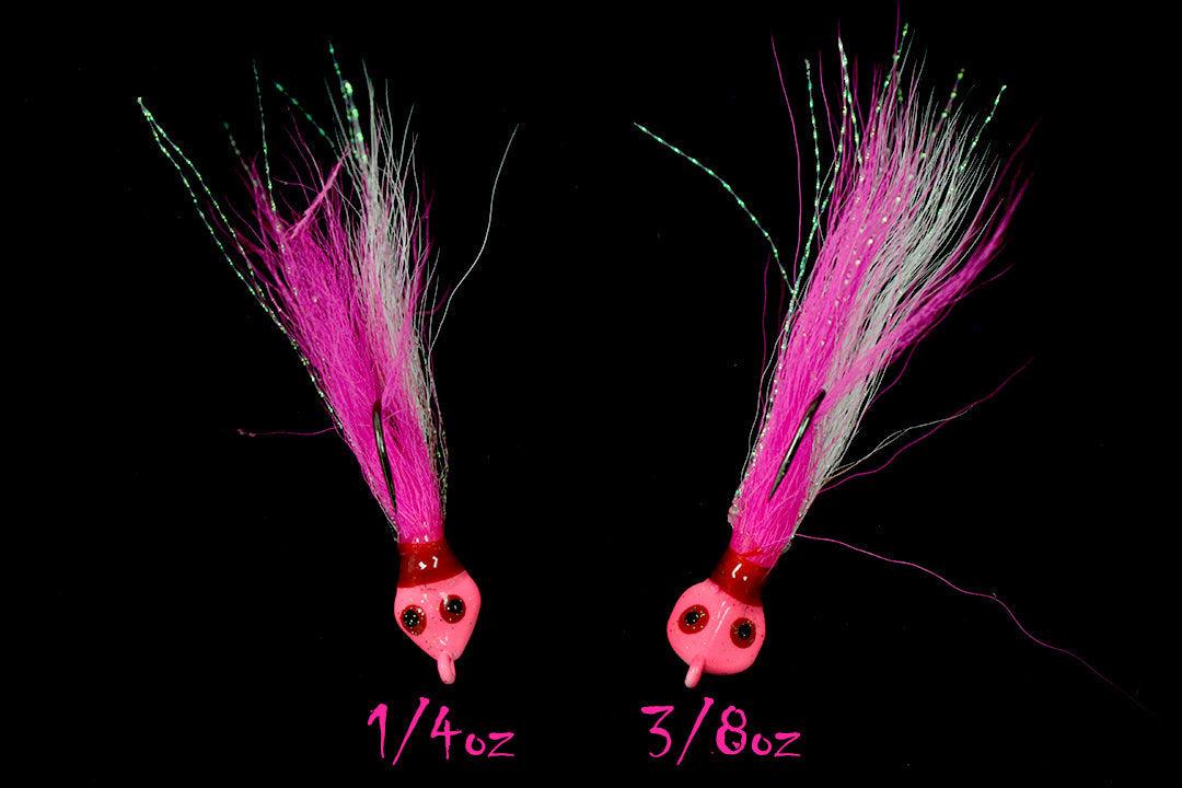 Jigging World Snake Head Bucktail Fishing Lures - Premium Saltwater & Freshwater Jigging Baits for Bass, Pike, and Walleye | Ideal for Casting, Trolling, and Ice Fishing