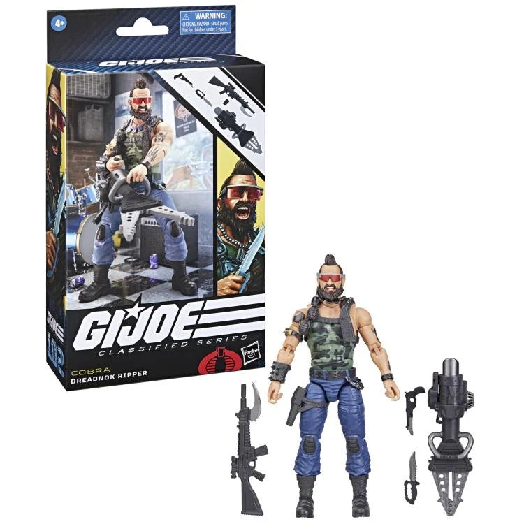 G.I. Joe Classified Series Dreadnok Ripper Action Figure - 6-Inch Collectible Toy for Fans & Collectors | Perfect for Display, Play & G.I. Joe Collections