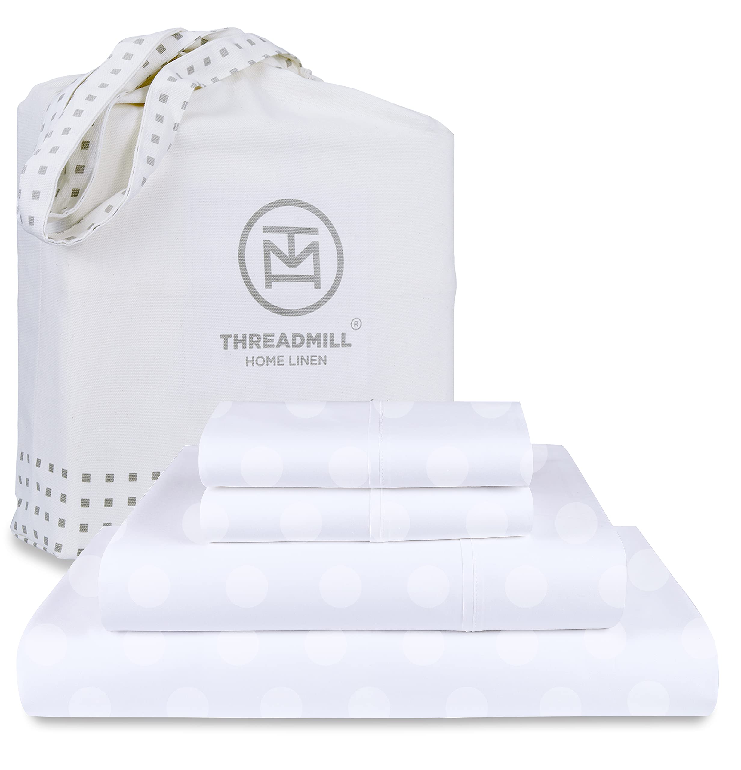 Premium 100% Cotton Queen Sheet Set - Soft Sateen Weave 4-Piece Bedding with 16