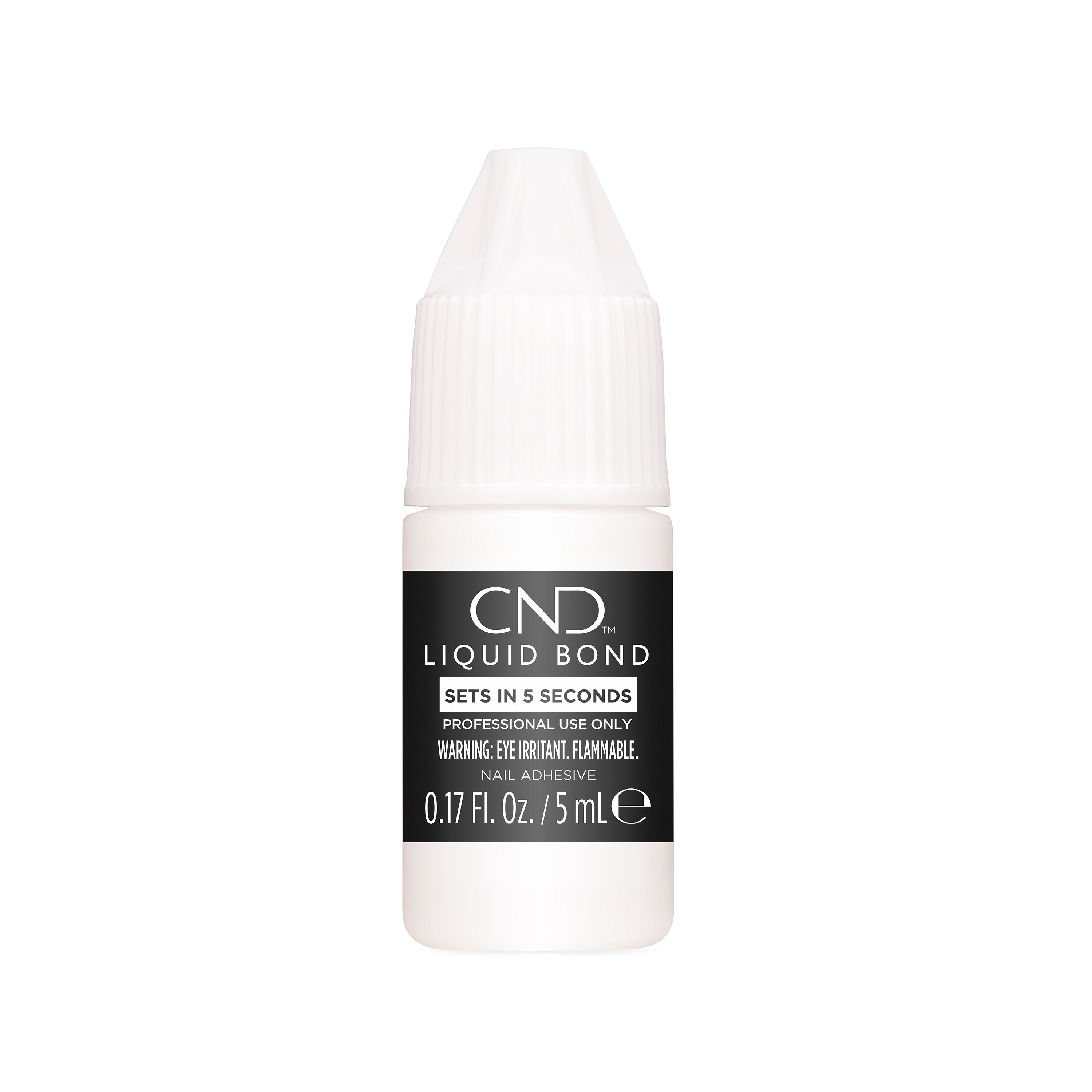 CND Liquid Bond Nail Glue - 0.17 oz (5ml) Professional Strength Adhesive for Acrylic Nails & Nail Tips - Perfect for Salon, Home Manicures & Nail Art