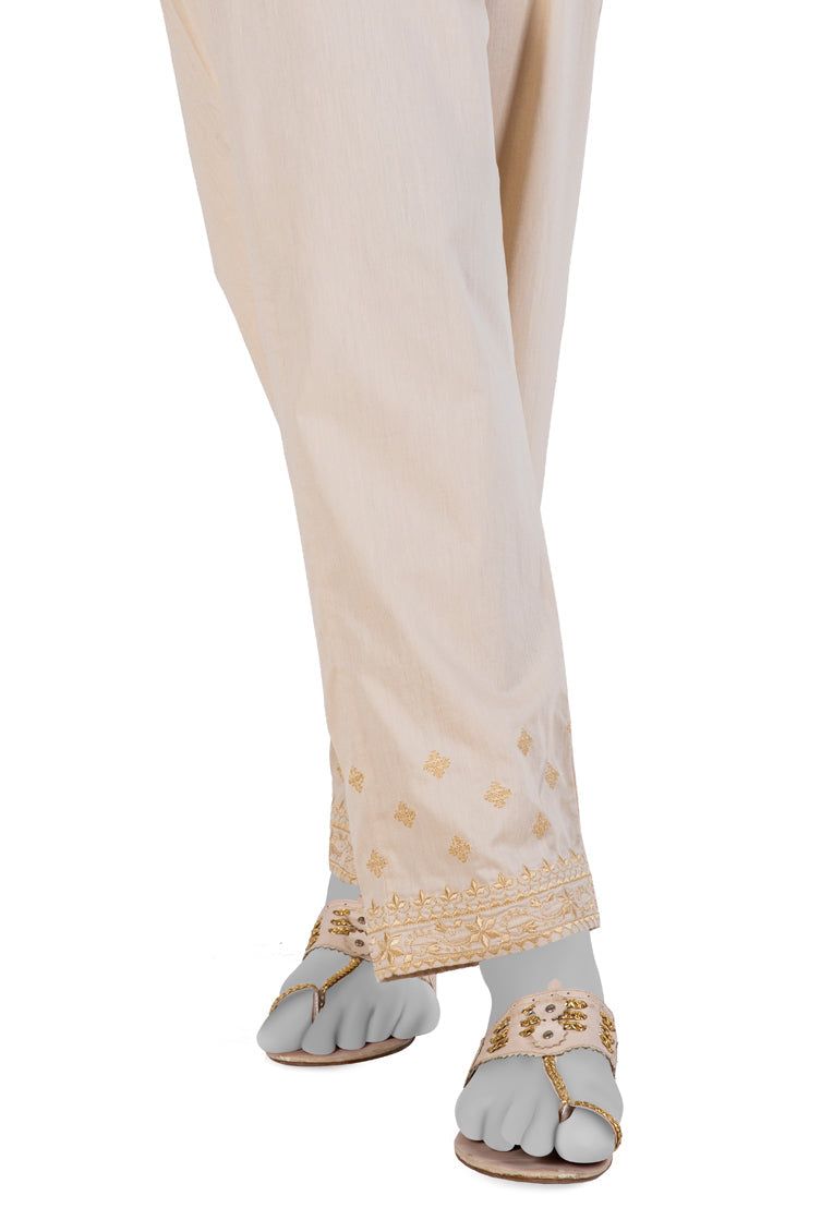 Premium Cambric Beige Trousers for Men by J. Junaid Jamshed - Comfortable Office Wear & Casual Pants for Business & Everyday Use