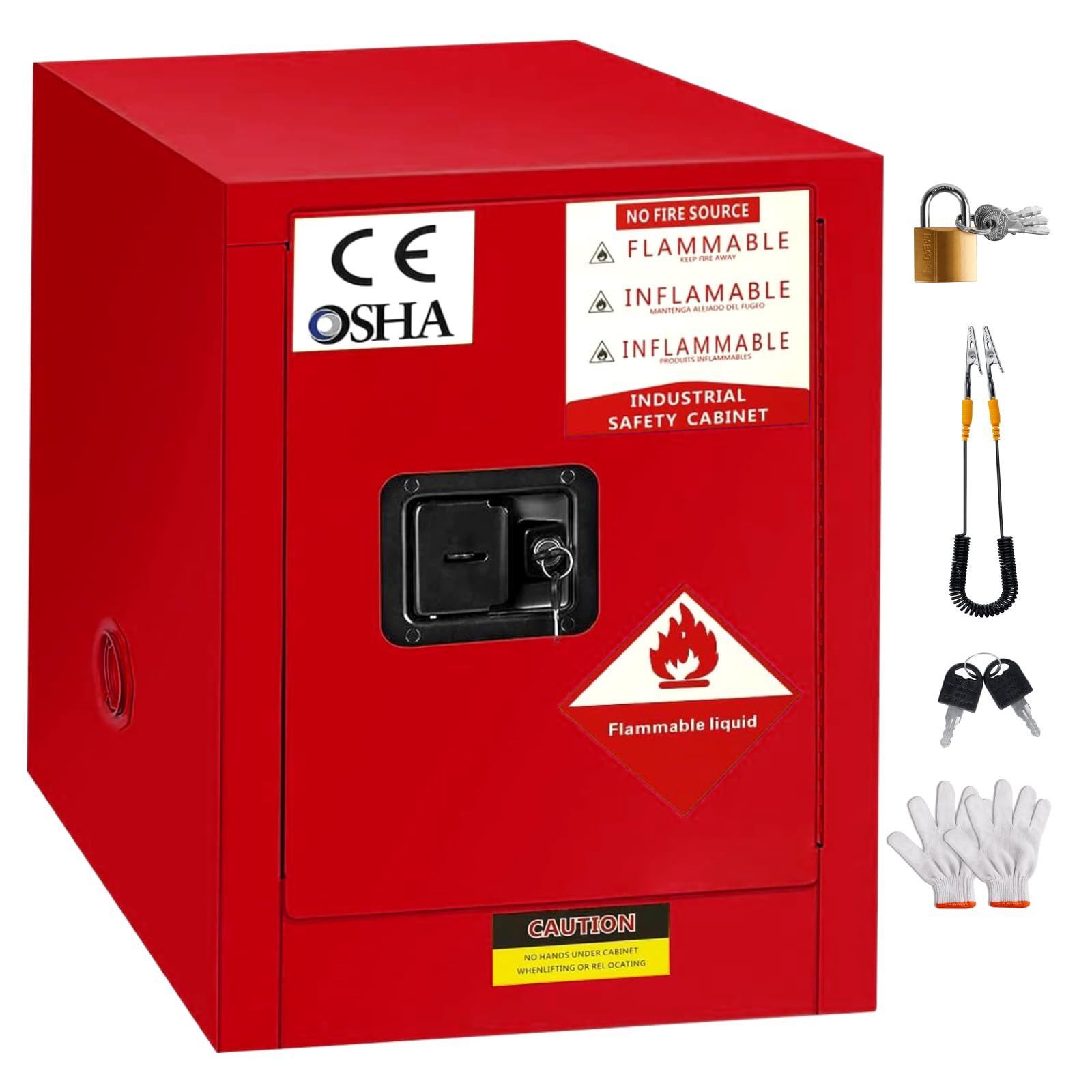 8 Gallon Flammable Safety Storage Cabinet - 23