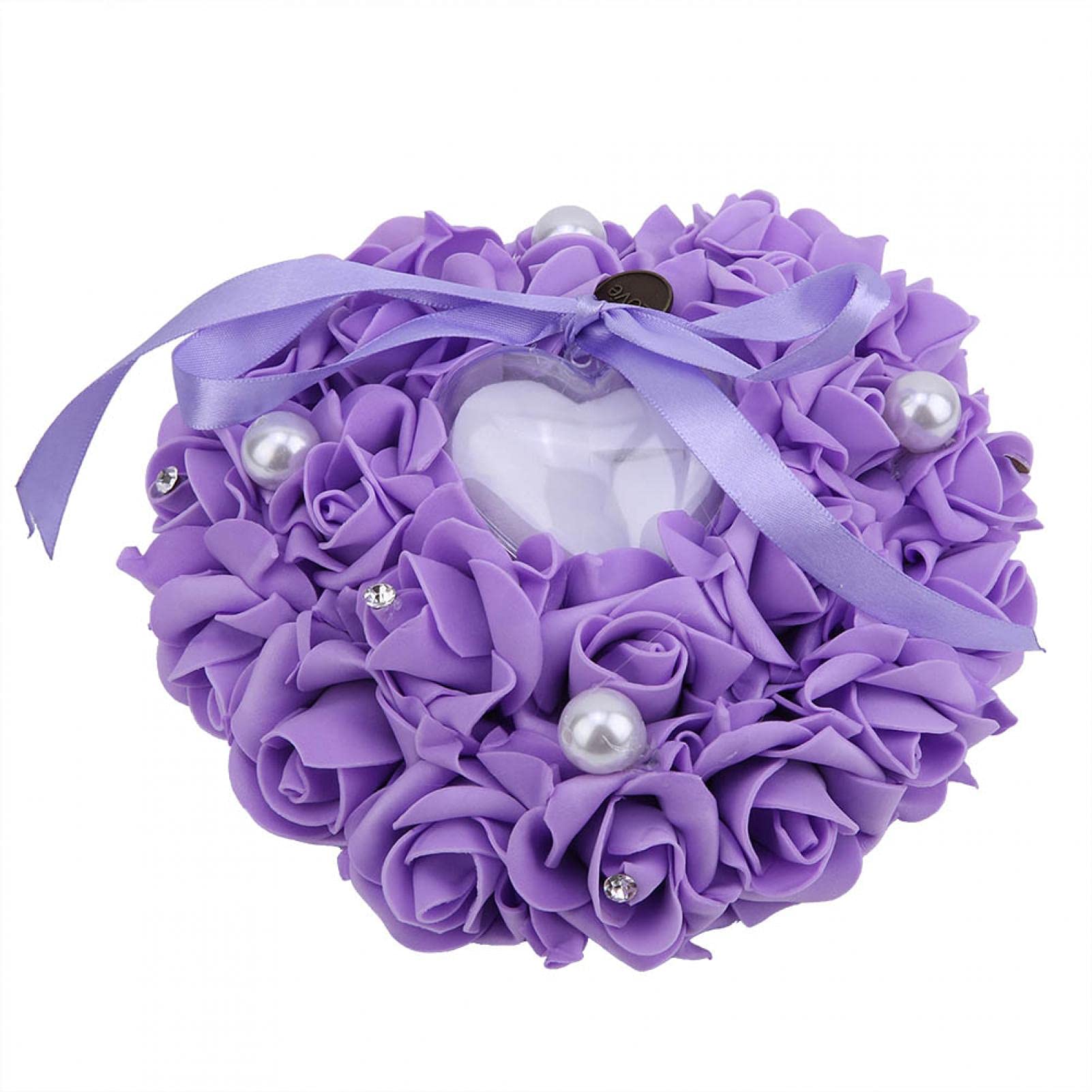 Romantic Purple Heart Shaped Gift Box for Wedding, Engagement, Anniversary & Valentine's Day - Perfect for Jewelry, Rings, Love Notes & Special Occasions