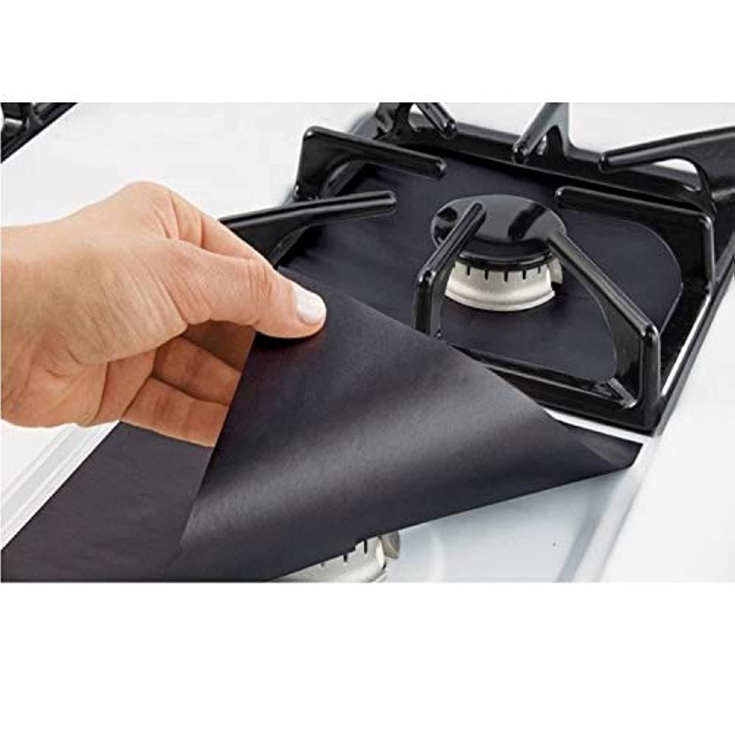 Non-Stick Gas Stove Burner Covers - 8 Pack Reusable Range Protectors for Easy Cleaning | Perfect for Kitchen Safety & Stove Maintenance