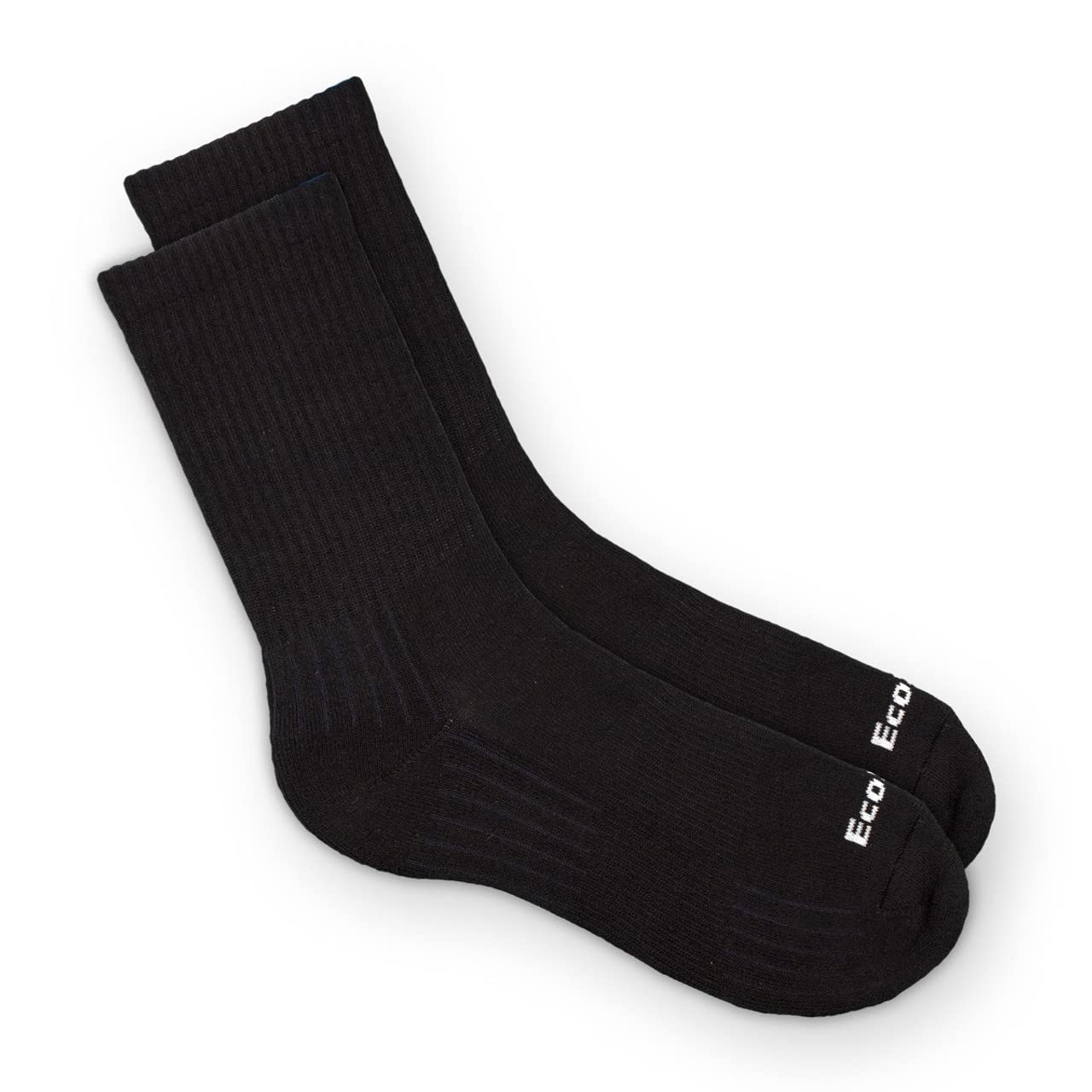 Breathable Sport Socks Crew 5 Pairs - Moisture Wicking Bamboo Viscose Work Socks for Men & Women - Perfect for Running, Gym, Hiking and Everyday Wear