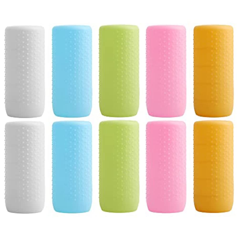 Leak Proof Silicone Travel Toiletries Covers - TPPIG Reusable Waterproof Sleeves for Shampoo, Lotion & Cosmetics - Perfect for Airplane Carry-On, Camping & Gym Bags