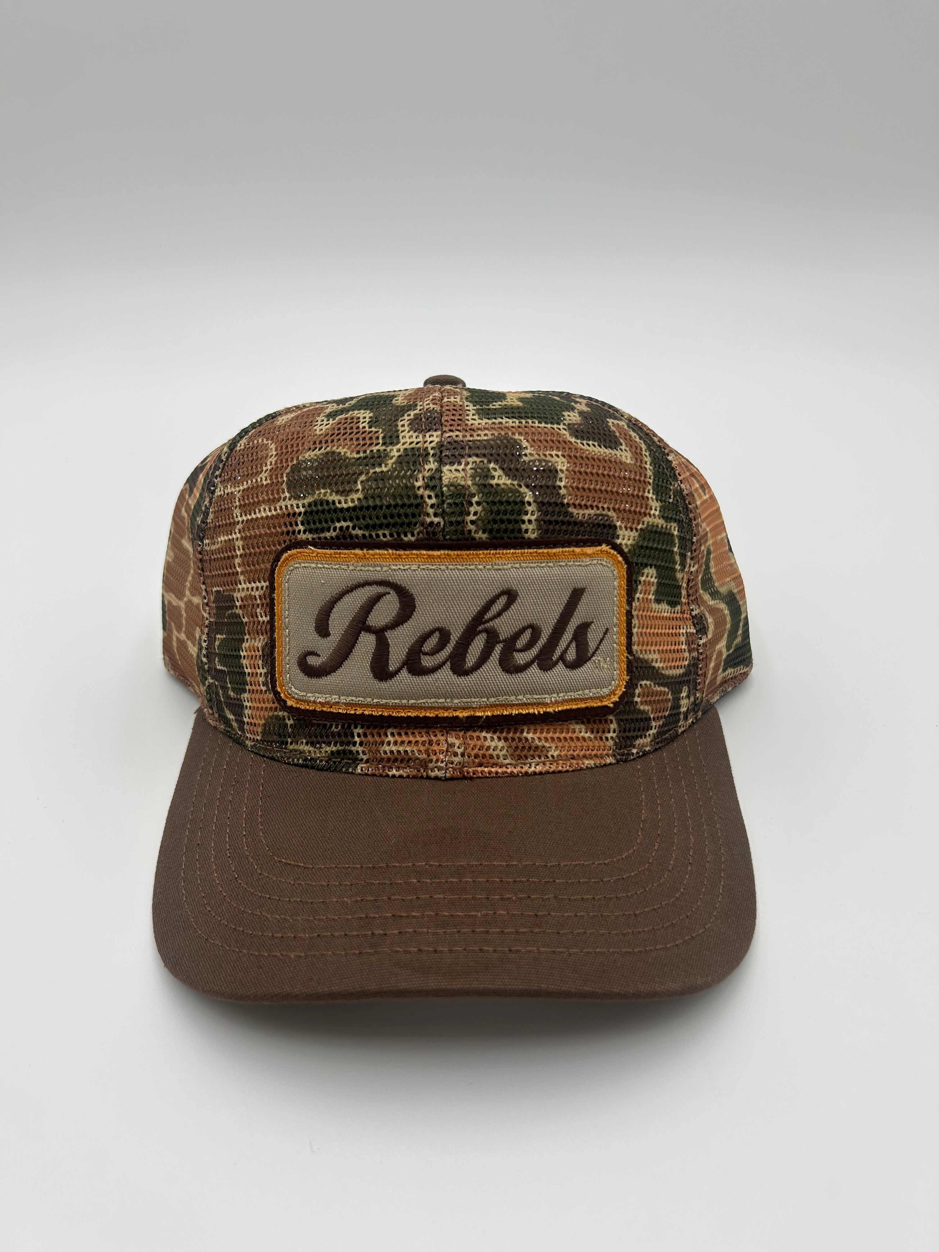 Rebels Patch Mesh Baseball Cap - Adjustable & Breathable for Men & Women - Perfect for Outdoor Sports, Hiking, and Casual Wear