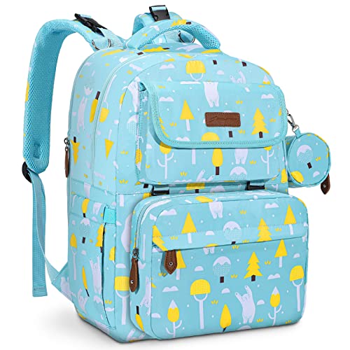 Blue & White Bear