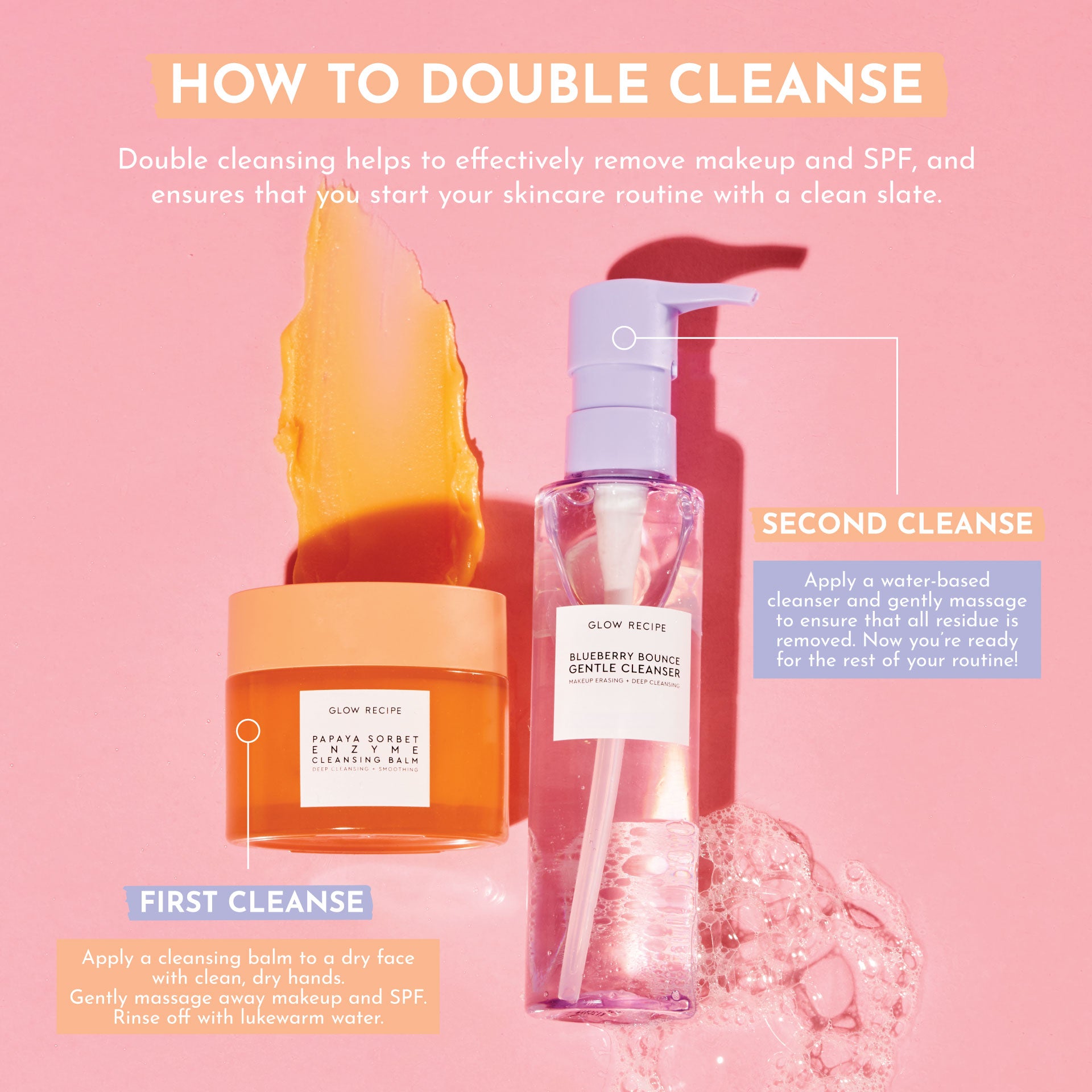 Blueberry Bounce Gentle Face Cleanser - Hydrating & Soothing Facial Wash for Sensitive Skin | Perfect for Morning & Night Skincare Routine