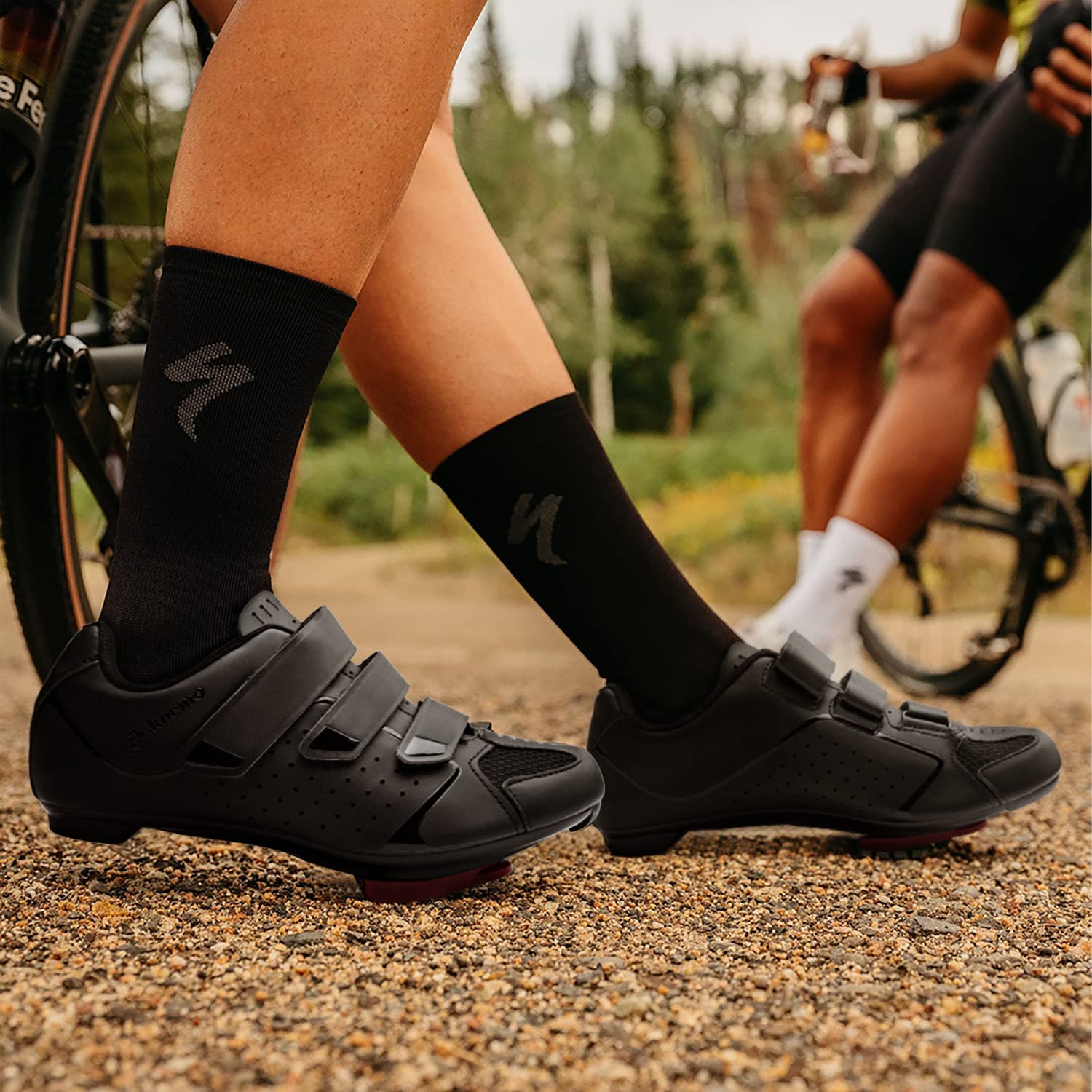 **Men's & Women's SPD & Delta Compatible Cycling Shoes for Peloton Bike - Indoor & Outdoor Spin Bike Shoes with 3-Bolt Look Cleats - Perfect for Gym, Road Cycling & Spinning Classes**