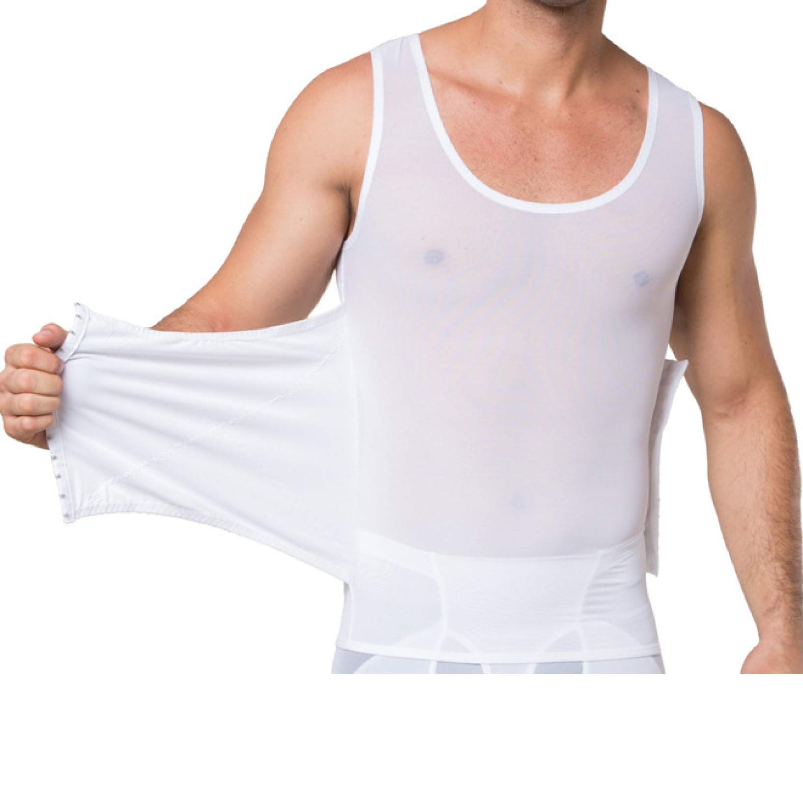 Men's Waist Trainer Shapewear - Comfortable Body Shaper for Tummy Control & Chest Flattening - Slimming Underwear for Workout, Gym & Everyday Wear