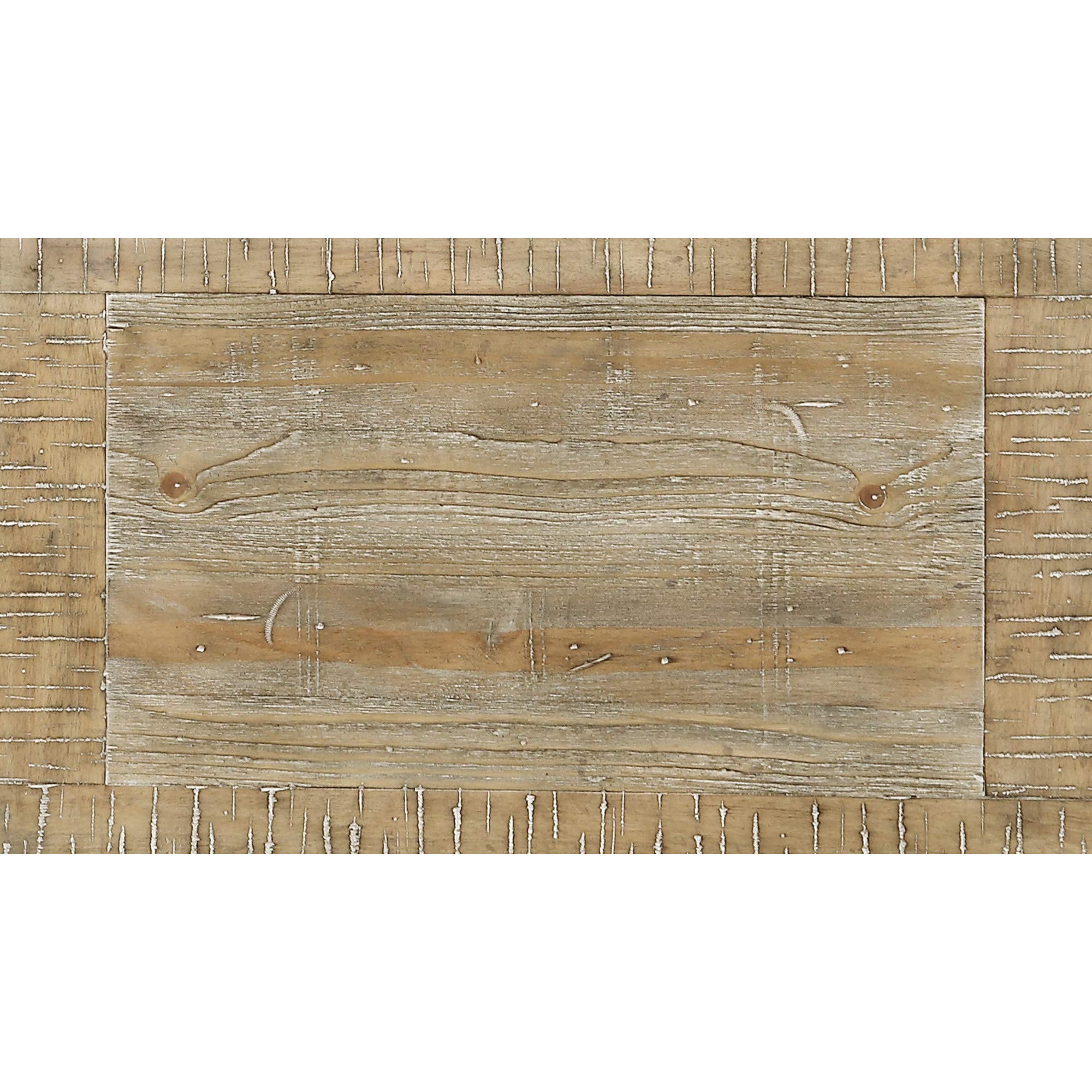 Wallace & Bay Haynes Buffet Cabinet with 6 Shelves & 3 Drawers - Limestone Gray Finish | Stylish Storage Solution for Dining Room, Living Room or Entryway Organization
