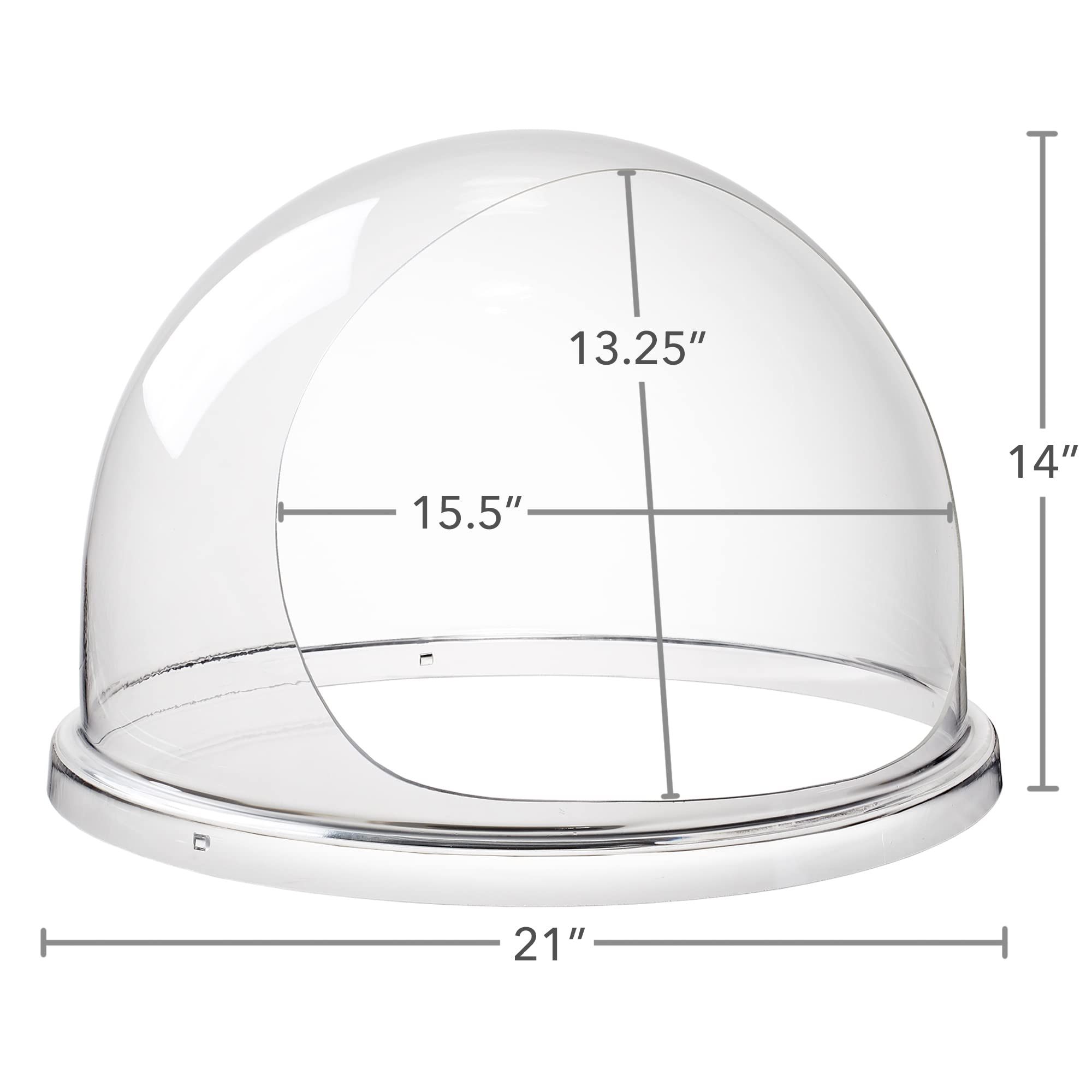 Olde Midway Cotton Candy Machine Bubble Shield - Dome Cover for Candy Floss Maker | Perfect for Parties, Fairs & Home Use | Durable & Easy to Clean