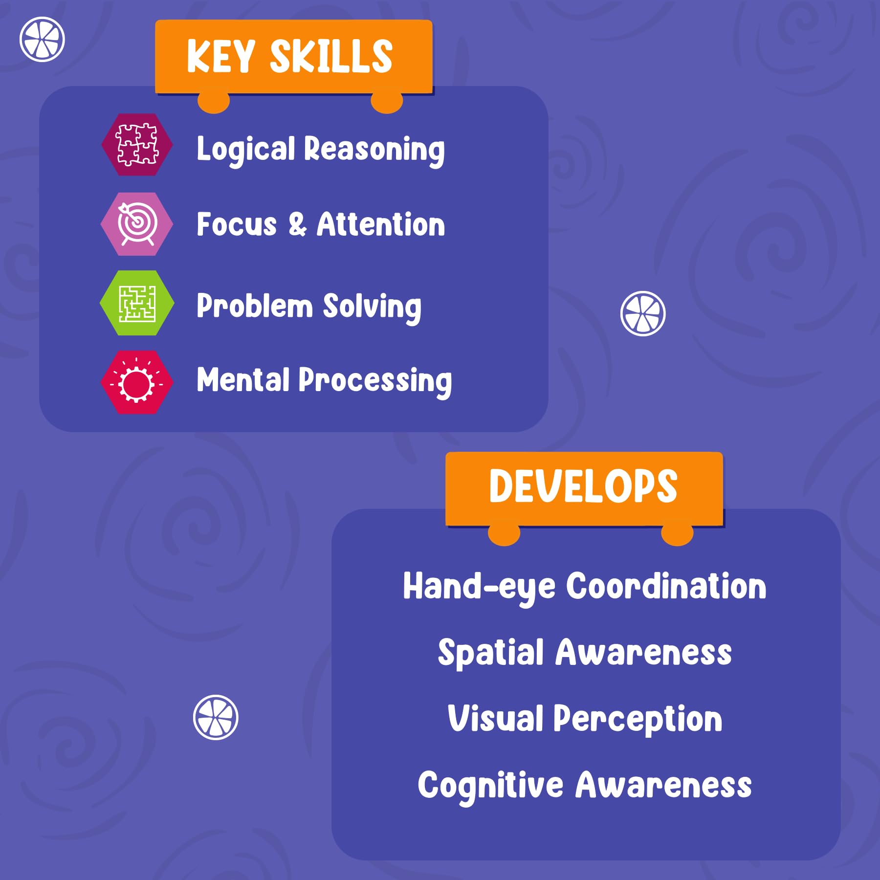 Skillmatics My First Puzzle Set - 21 Piece Fruit Jigsaw & Toddler Puzzles, Educational Learning Toy for Boys & Girls Age 3-6 | Perfect Gift for Preschoolers | Fun Indoor Activity for Early Childhood Development
