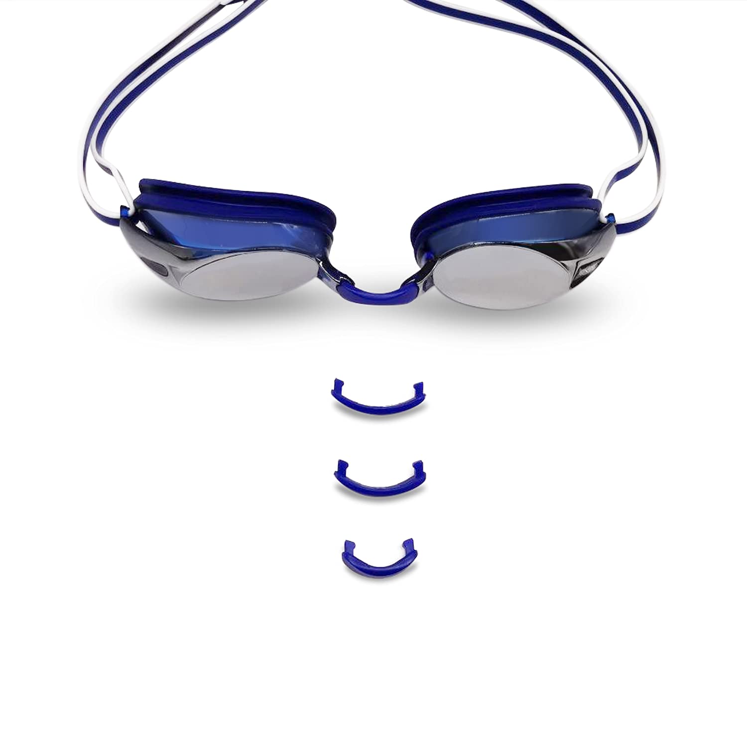 Amazon Basics Unisex Adult Swimming Goggles - Anti-Fog UV Protection for Pool, Beach & Competitive Swimming