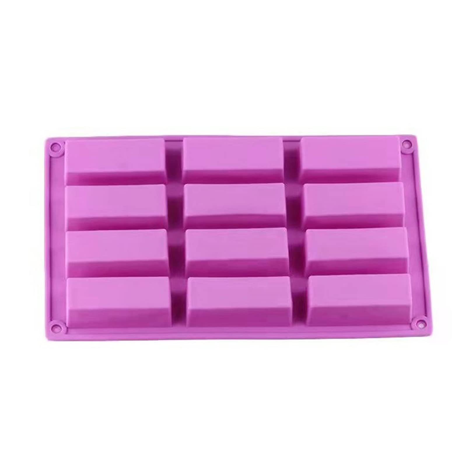 Rectangular Silicone Baking Molds - Soft Heat-Resistant Cake & Candy Molds for DIY Chocolate, Soap Making | Dishwasher Safe Non-Stick Baking Pans for Home Kitchen & Party Desserts
