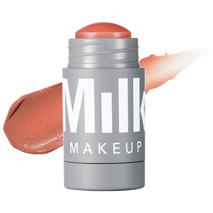 MILK MAKEUP Creamy Lip + Cheek Stick - Multi-Use Blush & Lip Tint for Natural Flush - Perfect for On-The-Go Touch Ups & Everyday Glow
