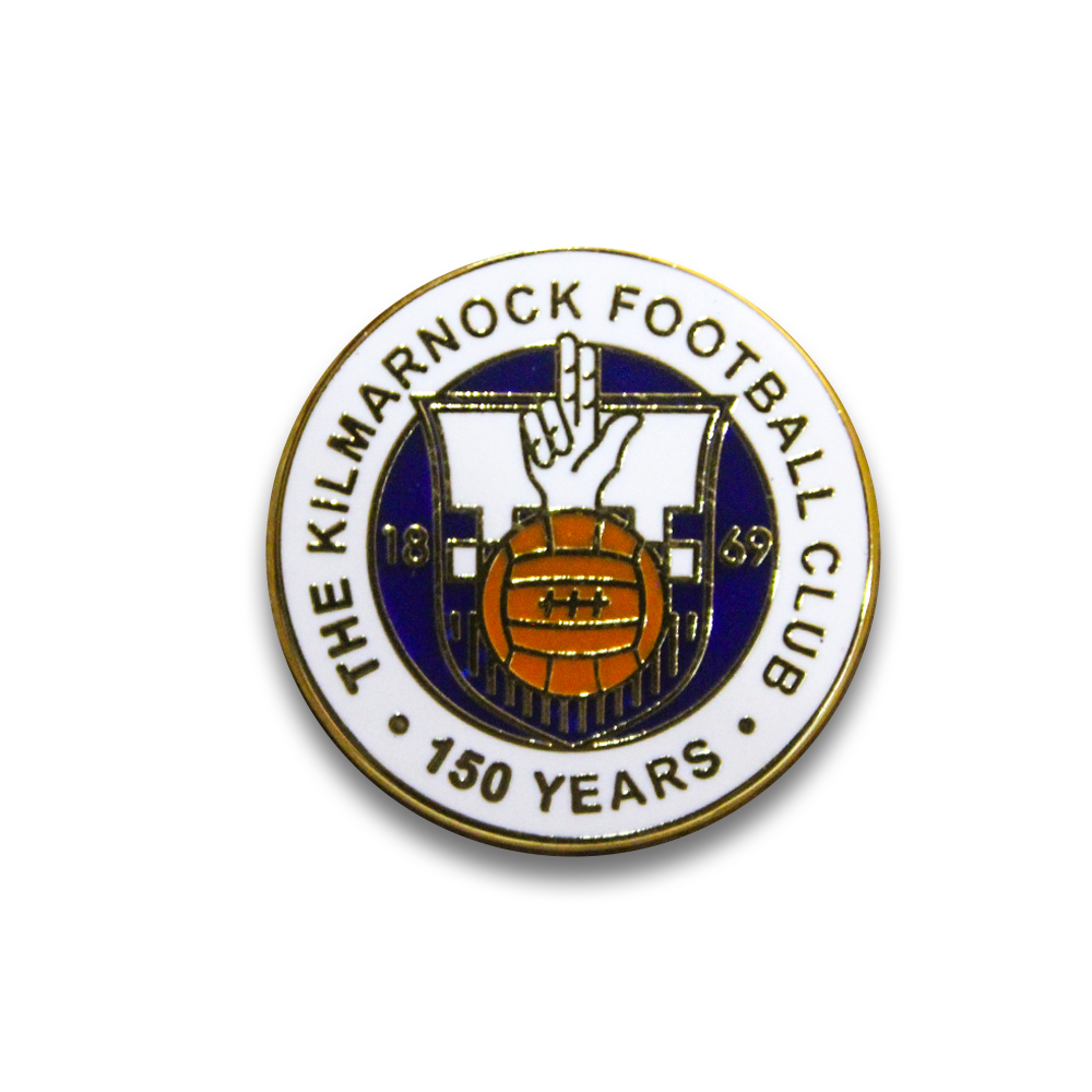 Kilmarnock FC Pin Badge - Official Football Club Enamel Lapel Pin - Perfect for Fans, Collectors & Match Day Outfits