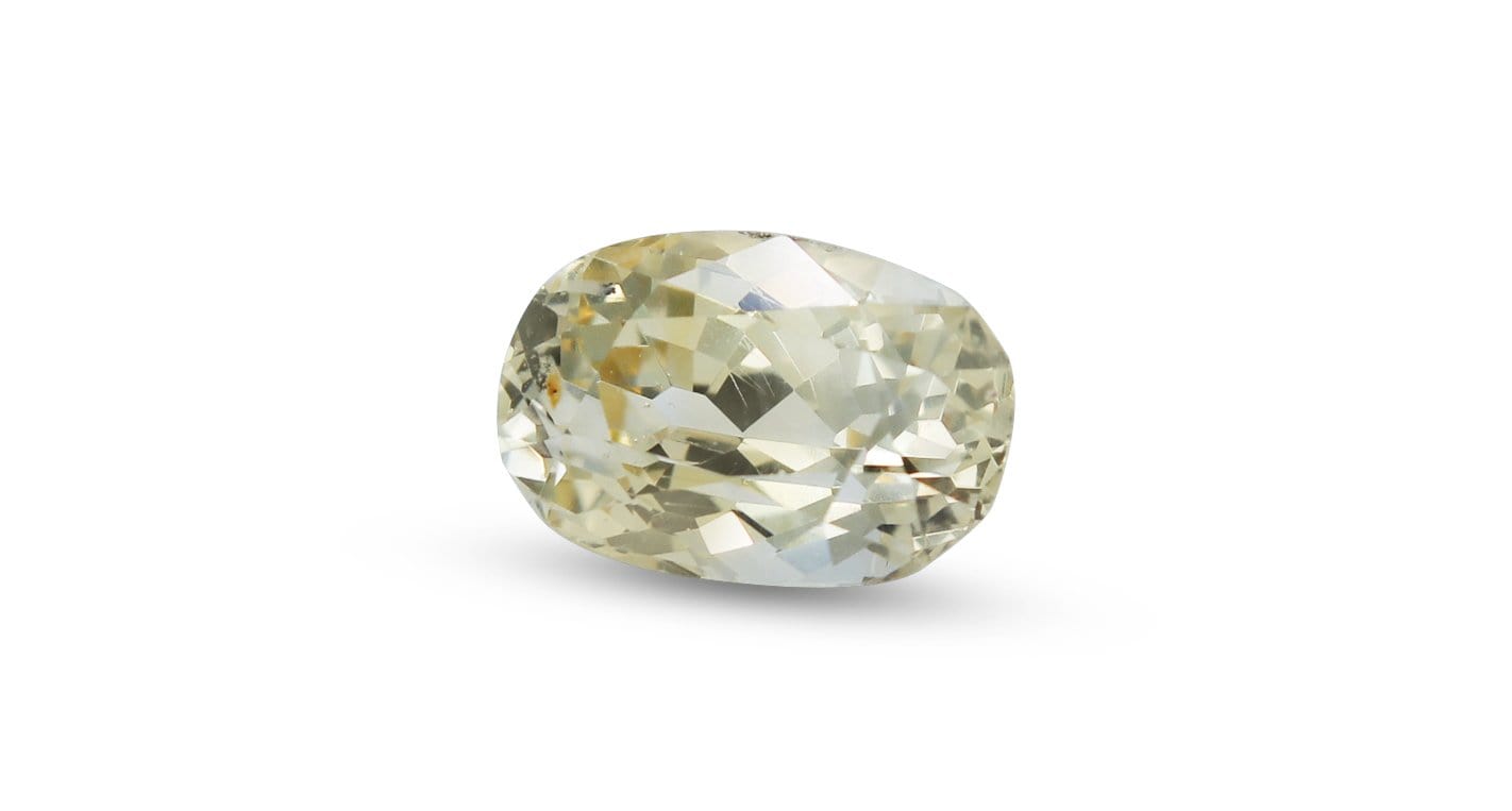 Natural Unheated Yellow Sapphire Gemstone - 5.59 Carat Loose Stone for Jewelry Making, Engagement Rings & Fine Collections
