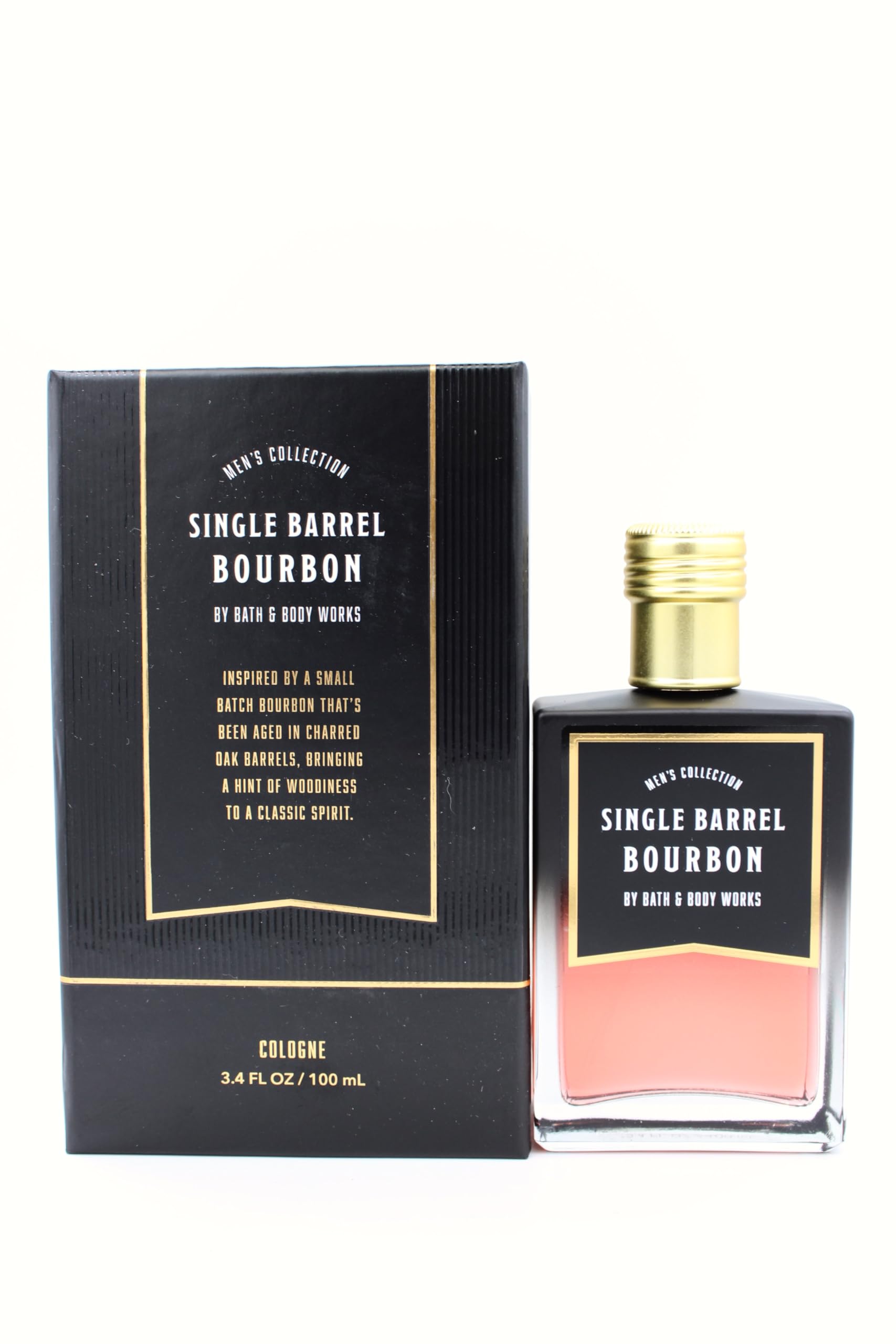 Premium Single Barrel Bourbon Scented Men's Cologne Body Spray - 3.4 fl oz for Daily Freshness & Night Out Confidence - Perfect for Gym, Office & Date Nights