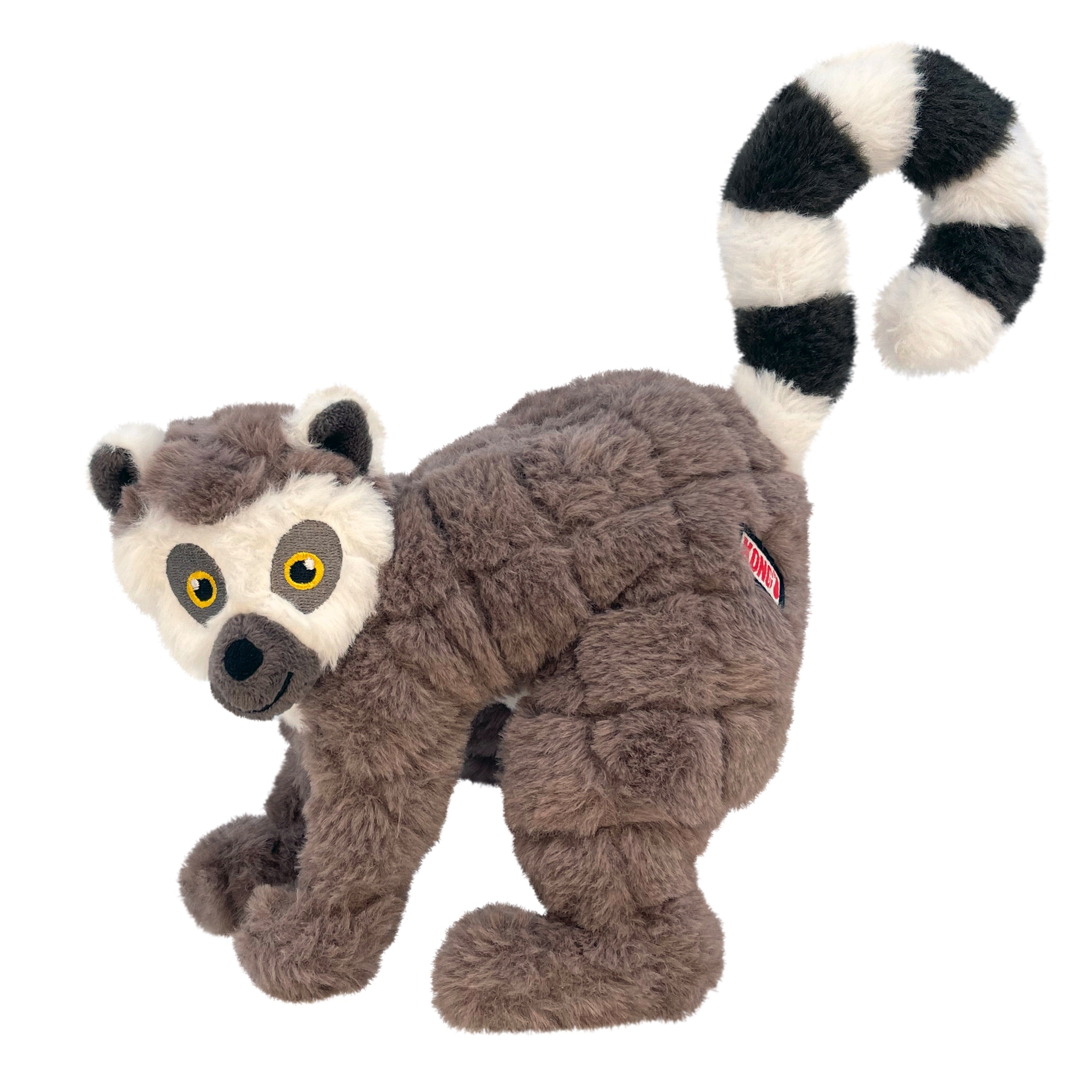 Kong Scampers Lemur Plush Toy - Soft Stuffed Animal for Dogs, Chew-Resistant & Interactive Play - Perfect for Fetch, Cuddling & Training Sessions
