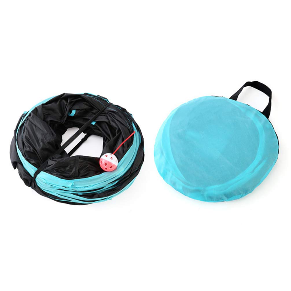 Balacoo Interactive Cat Play Tunnel - Crinkle Pet Tube Toy for Kittens & Rabbits, Foldable Indoor Cat Bed & Hideout - Perfect for Playtime, Exercise & Relaxation