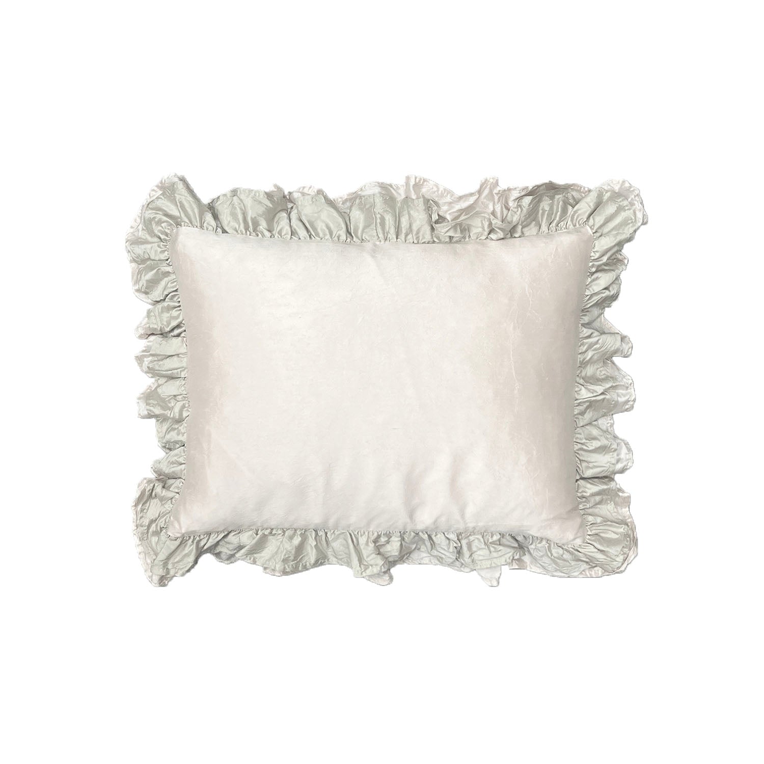 Luxury Taupe Silk Boudoir Pillowcase Set - 100% Mulberry Silk Pillow Covers for Women, Soft & Breathable Bedding Accessories - Perfect for Master Bedroom, Guest Room & Luxury Hotels