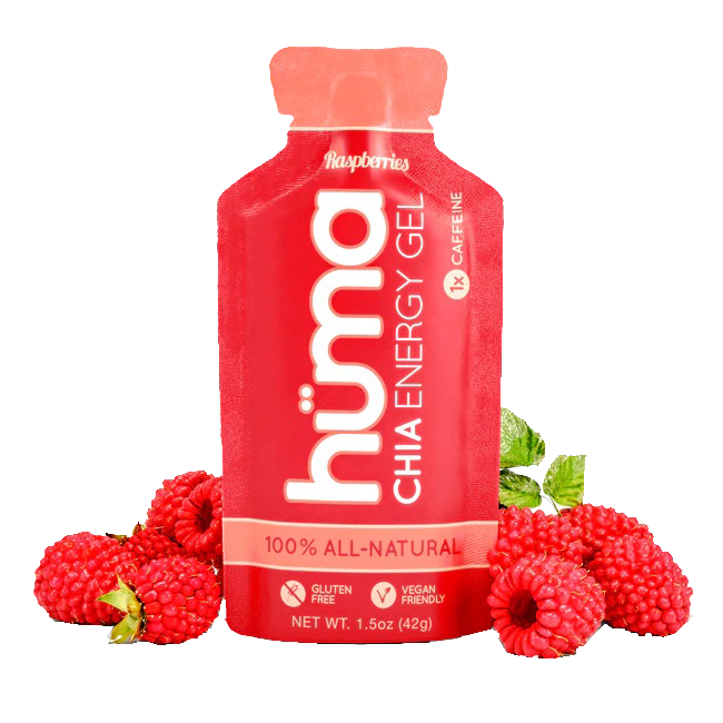 Huma Chia Gel - Organic Chia Seed Energy Gel for Runners, Athletes & Outdoor Enthusiasts - Natural Endurance Booster for Marathon, Hiking & Workouts - Vegan, Gluten-Free & Non-GMO