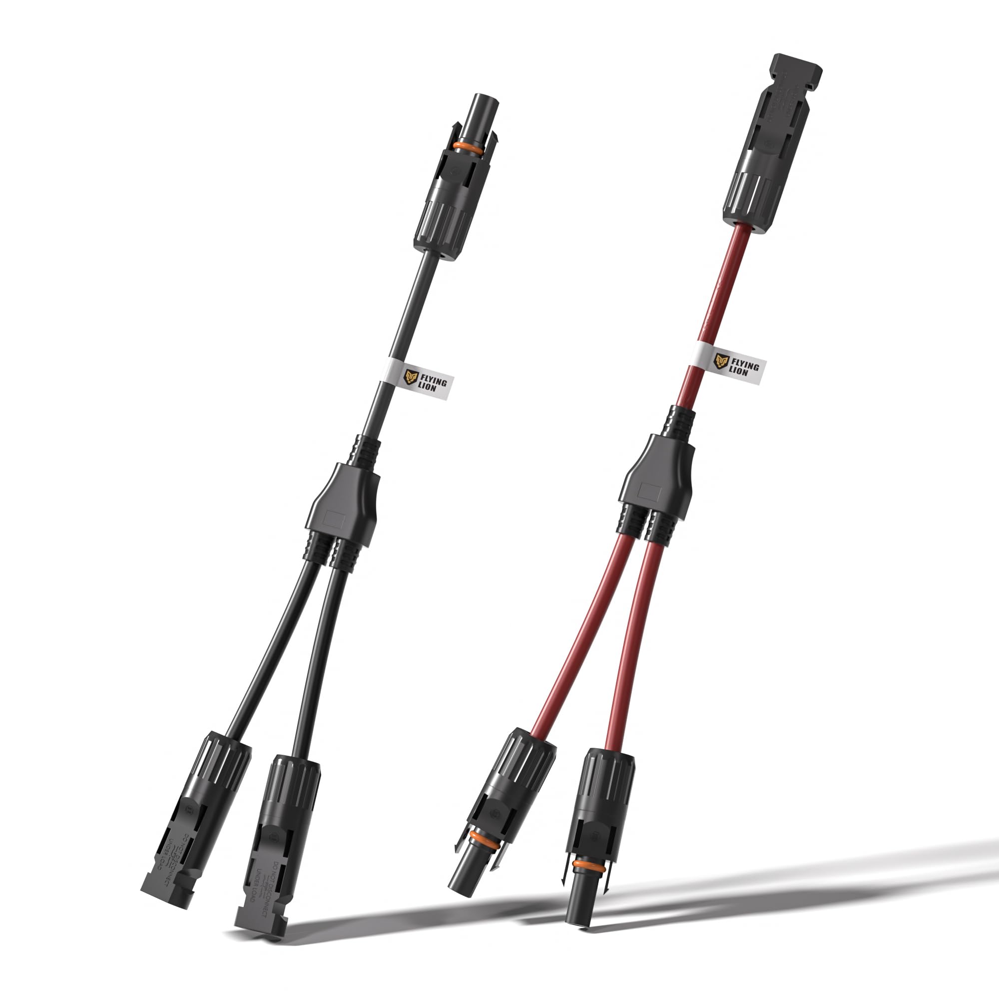 FLYING LION Solar Panel Connector Kit - Y Branch Parallel PV Adapter Cable with M/FF & F/MM Plugs for Off-Grid Solar Systems, RV, Boat and Home Solar Power Setup