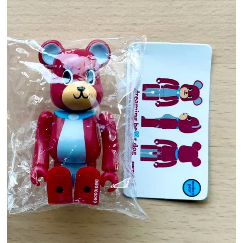 Bearbrick Series 10 ARTIST be@r dog RED 100% Collectible Vinyl Figure - Limited Edition Japanese Toy for Display & Gift Giving - Perfect for Anime Fans, Art Collectors & Home Decor