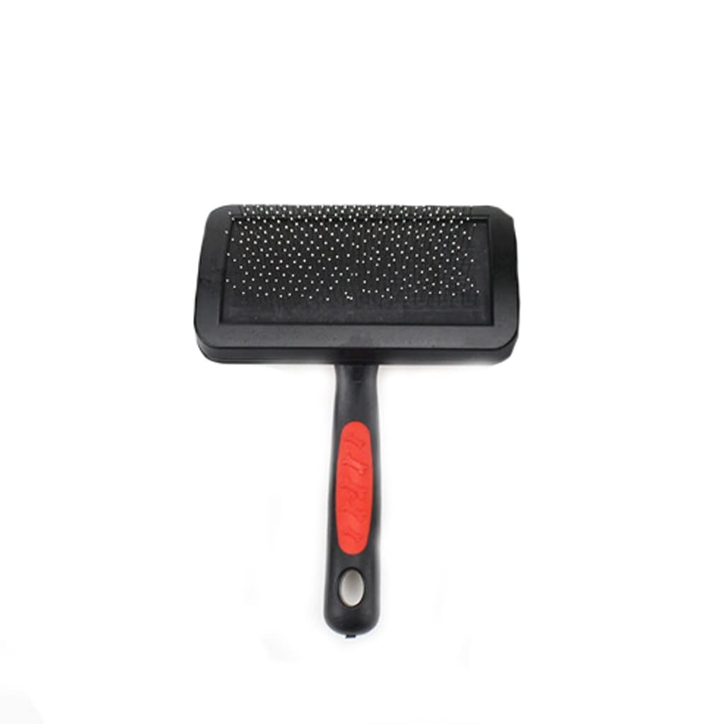 Premium Pet Grooming Brush - Shedding Hair Remover & Massage Tool for Dogs, Cats & Horses | Needle Comb & Slicker Brush | Pet Supplies Accessories (Color: A, Size: L) | Perfect for Daily Grooming, Detangling & Relaxing Pets