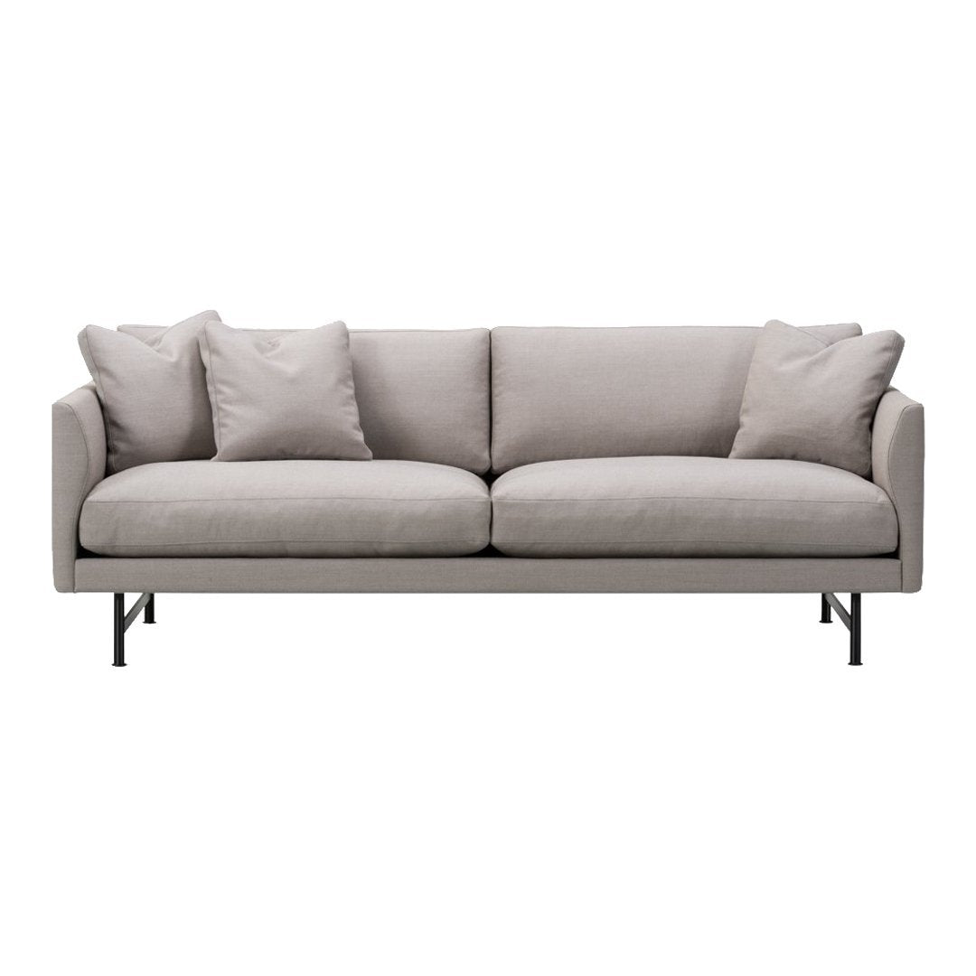 Calmo Sofa 95 - Modern 2 Seater Couch with Sturdy Metal Base | Perfect for Living Room, Lounge & Small Spaces