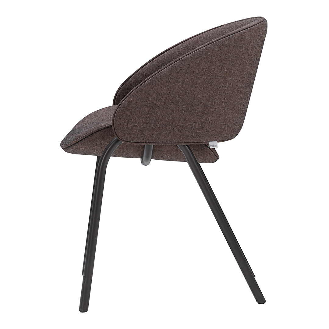 Folium Dining Chair - Modern Wooden Dining Room Chair with Cushion - Perfect for Kitchen, Dining Room, and Home Office