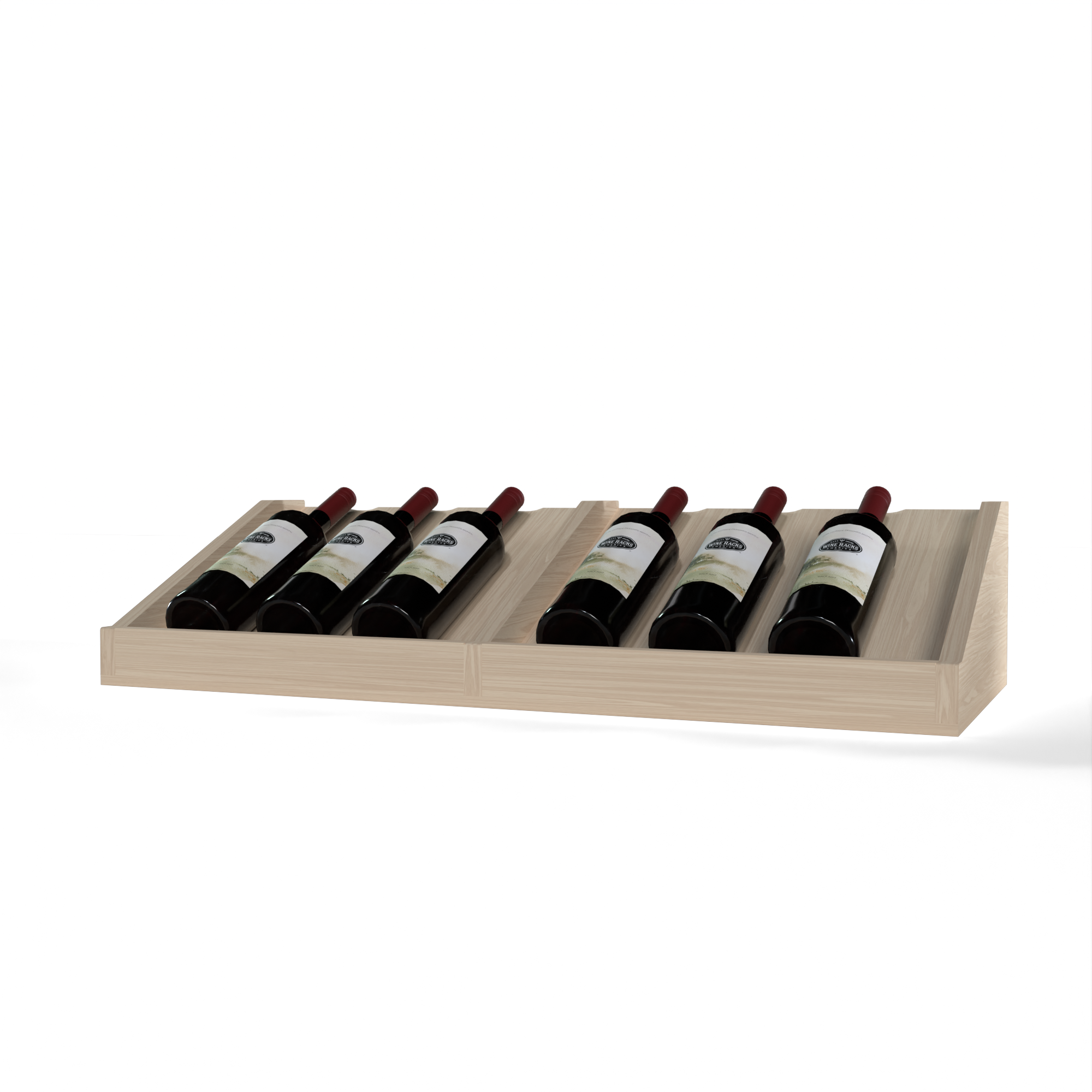 GrandCellar™ 7 Column Full Depth Wine Bottle Cradle Display Top - Premium Wine Rack for Cellar, Bar & Home Decor - Perfect for Wine Storage & Organization
