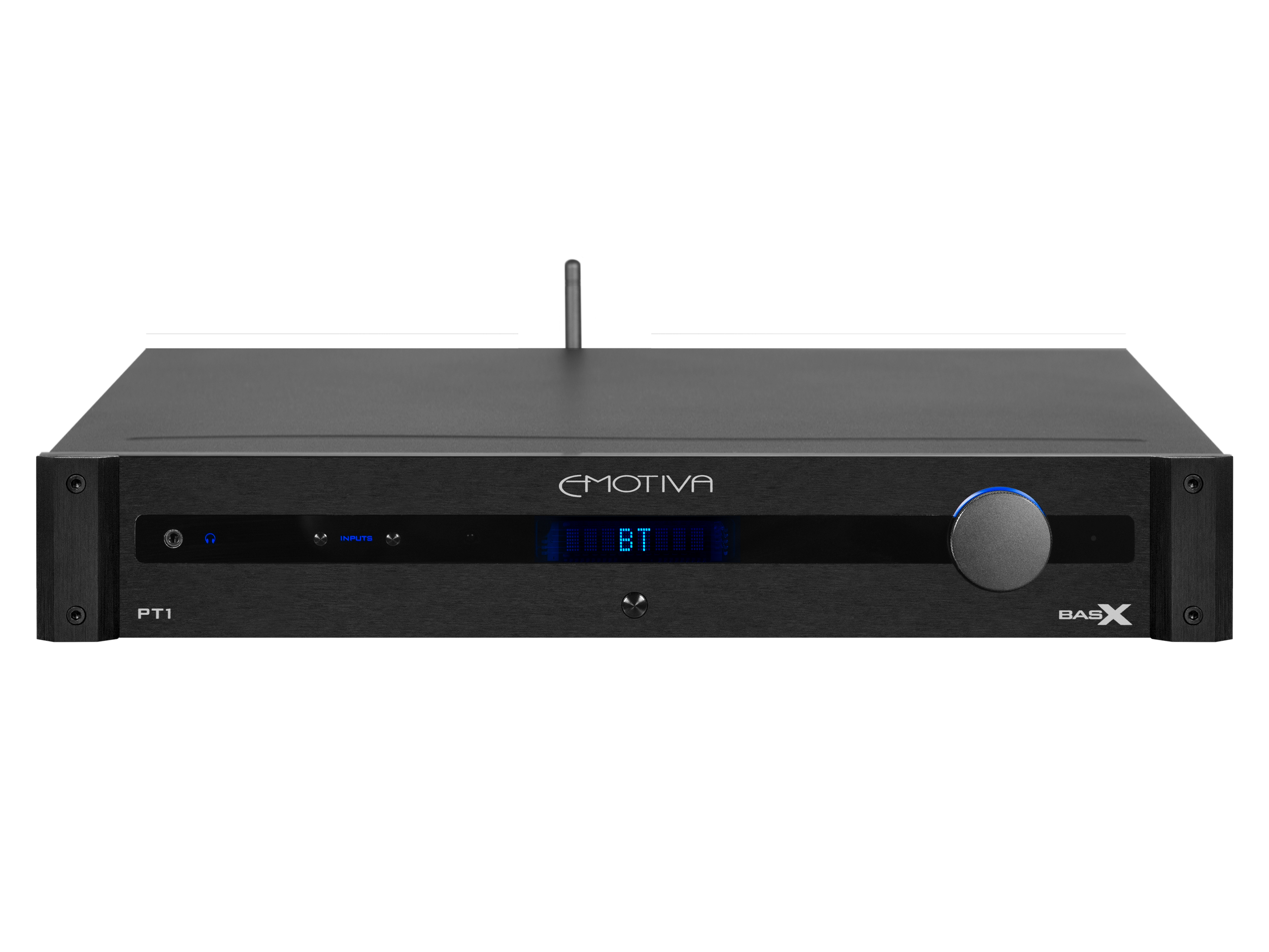 BasX PT1 High-Performance Stereo Preamplifier with Built-in DAC & FM Tuner - Perfect for Home Audio Systems and Audiophile Setups
